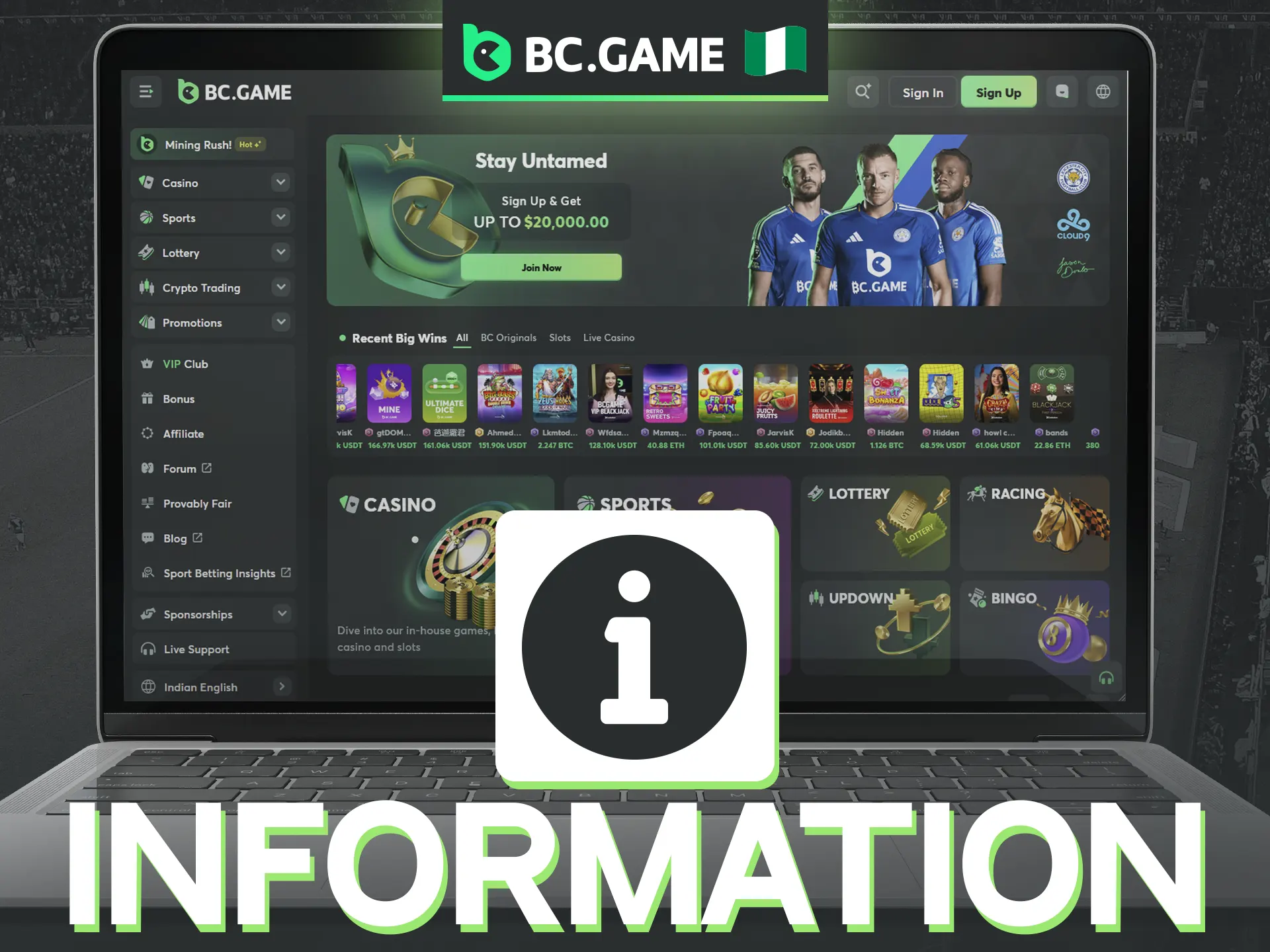 Users of BC Game enjoy a comprehensive suite of features, including lucrative promotional deals, a diverse game portfolio, and flexible banking methods.