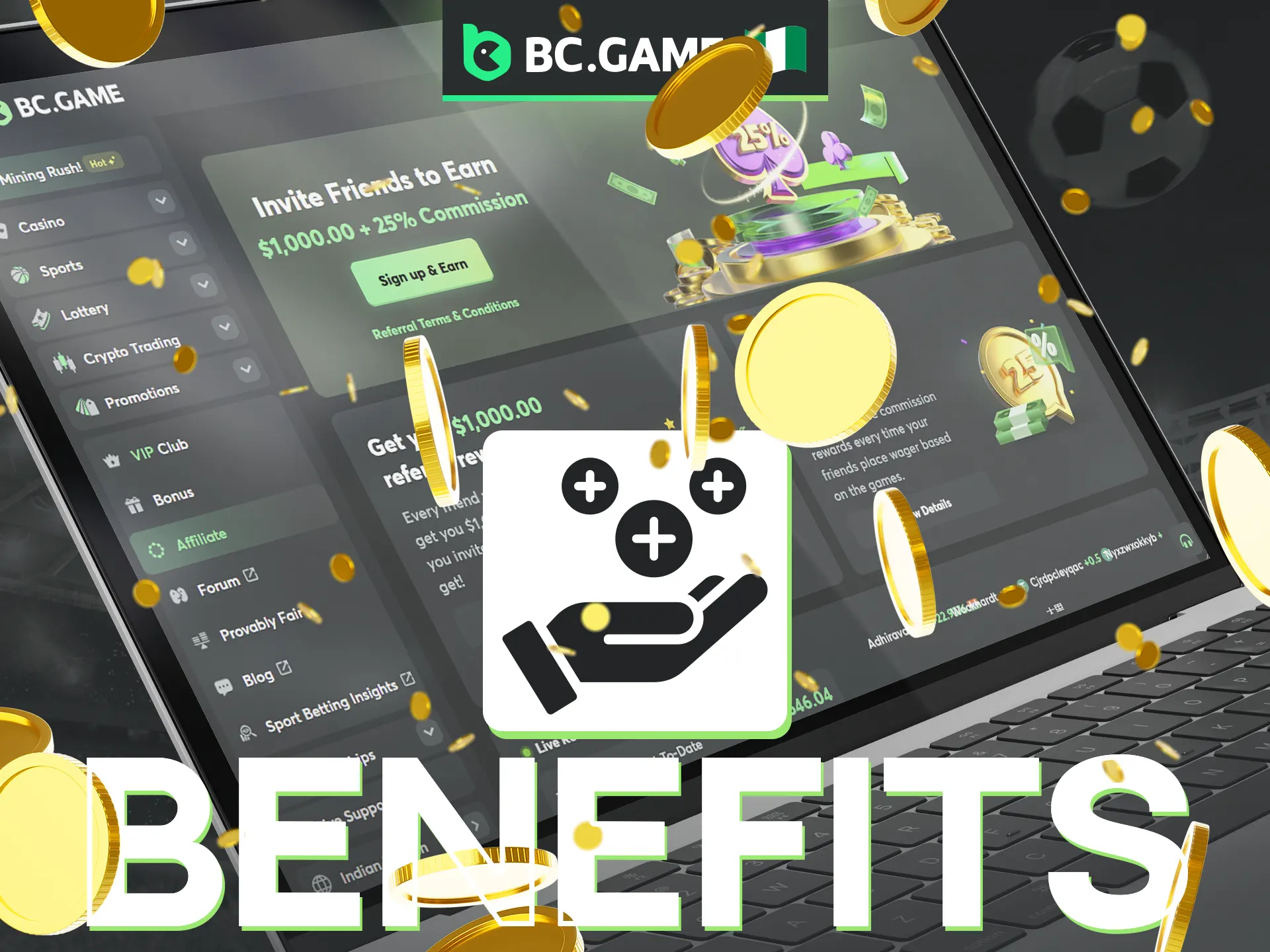 Partners who join the BC Game program enjoy a wide array of professional benefits.