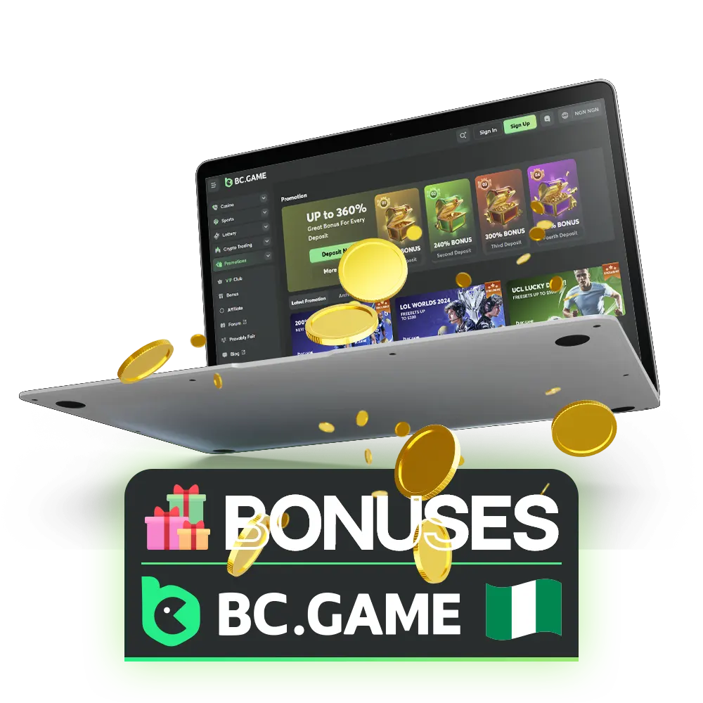 Exciting promotions and rewarding bonuses tailored for the BC Game community in Nigeria.