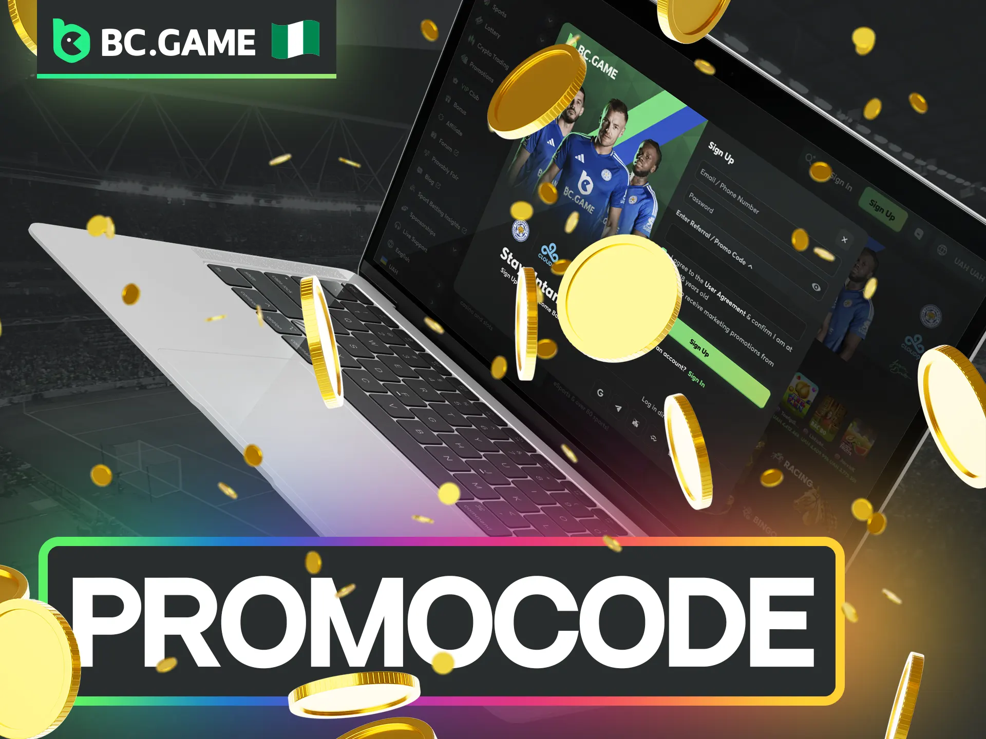 Use our exclusive promo code to unlock additional perks and bonuses.