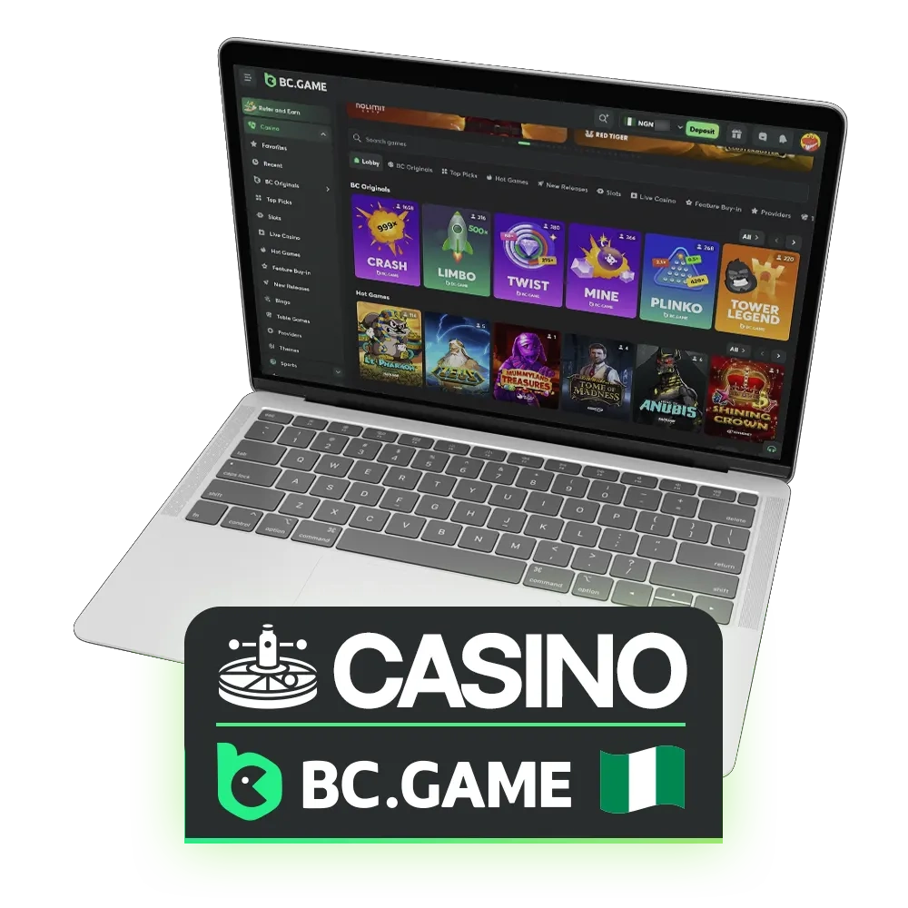 You'll find a curated selection of the world's best casino games right here on the BC Game platform.