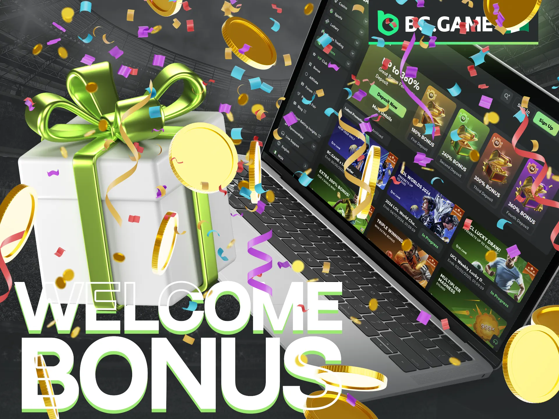 New members will find the BC Game starting bonuses incredibly rewarding.