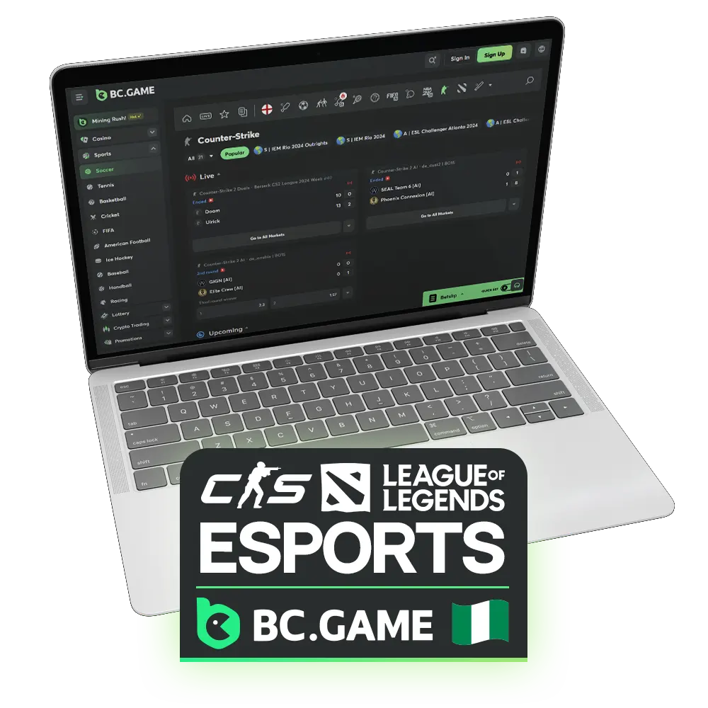 BC Game offers a truly unique and immersive perspective on the world of eSports wagering.