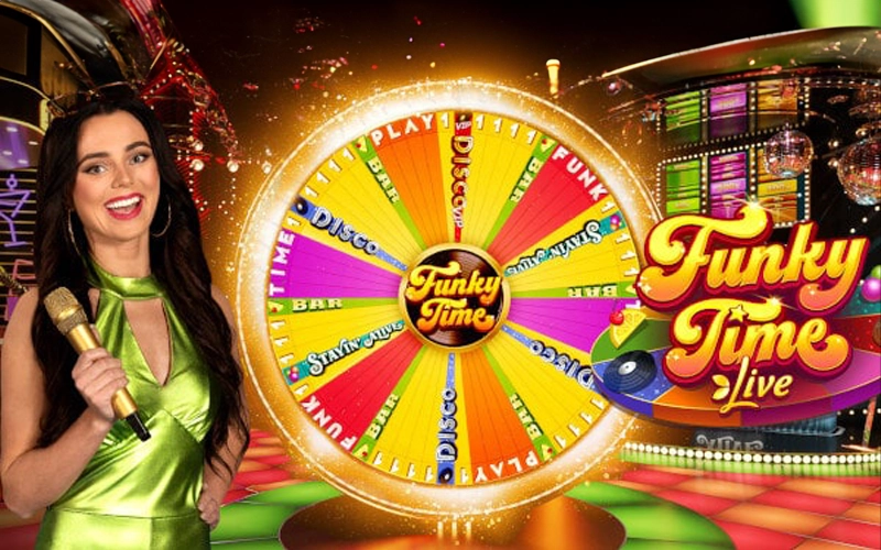 Step into the groove with Funky Time, available now at BC Game live casino.