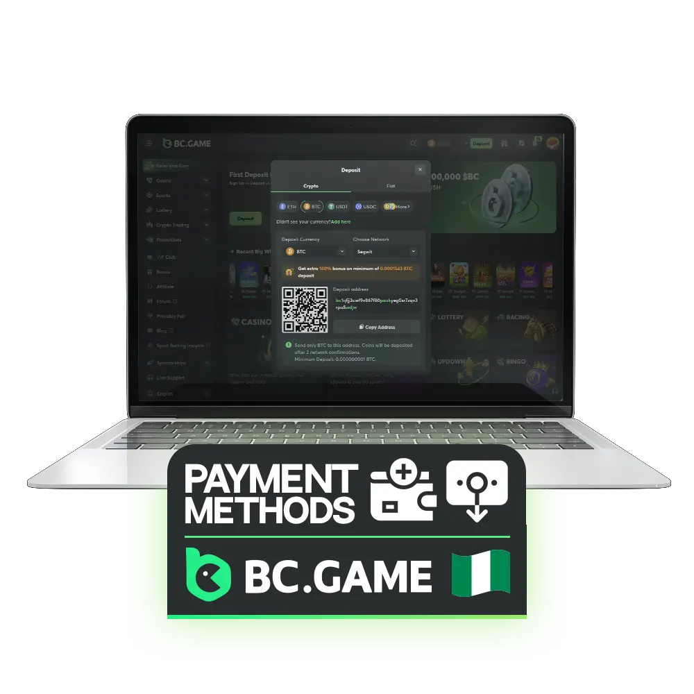 BC Game provides comprehensive support for a vast range of digital currencies.