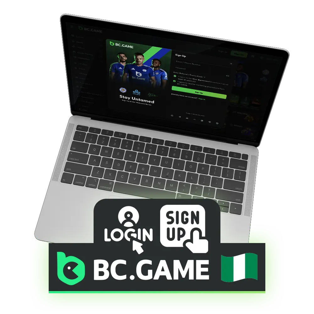 A step-by-step guide to registering and verifying your identity at BC Game.