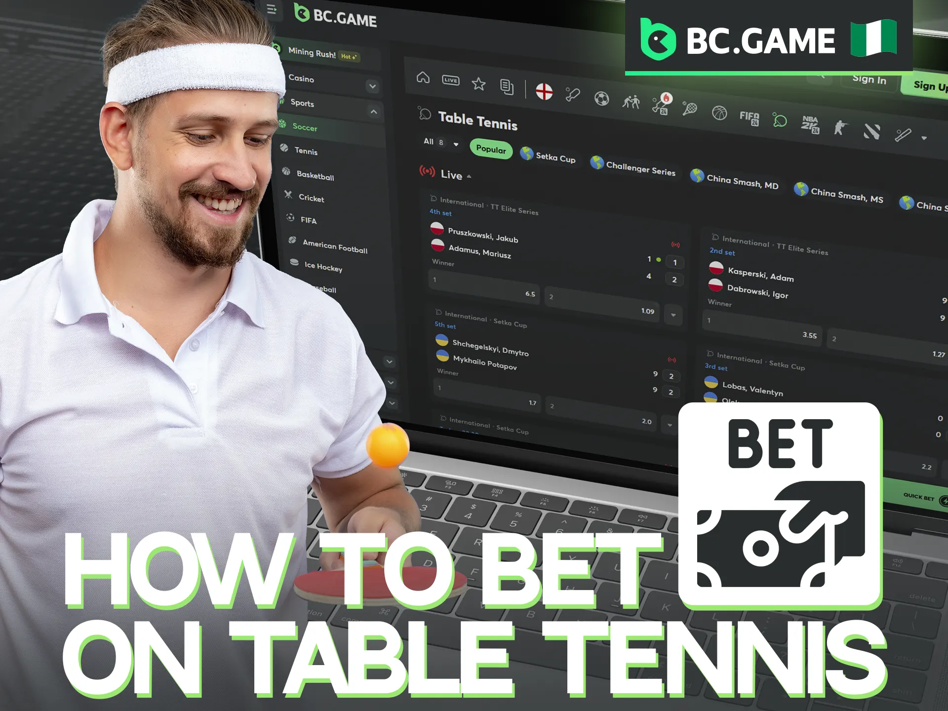 Sign up for a BC Game account to start analyzing matches and placing professional-grade bets.
