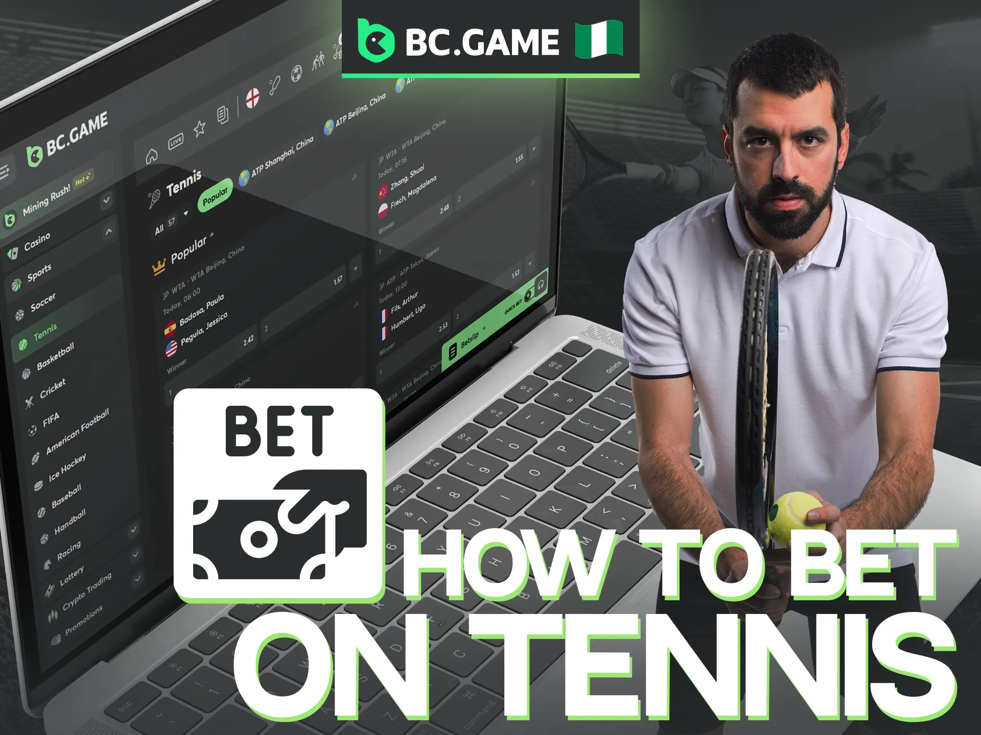 Once you've completed the registration process on BC Game, you can go from signing up to placing real-money bets in a matter of moments.