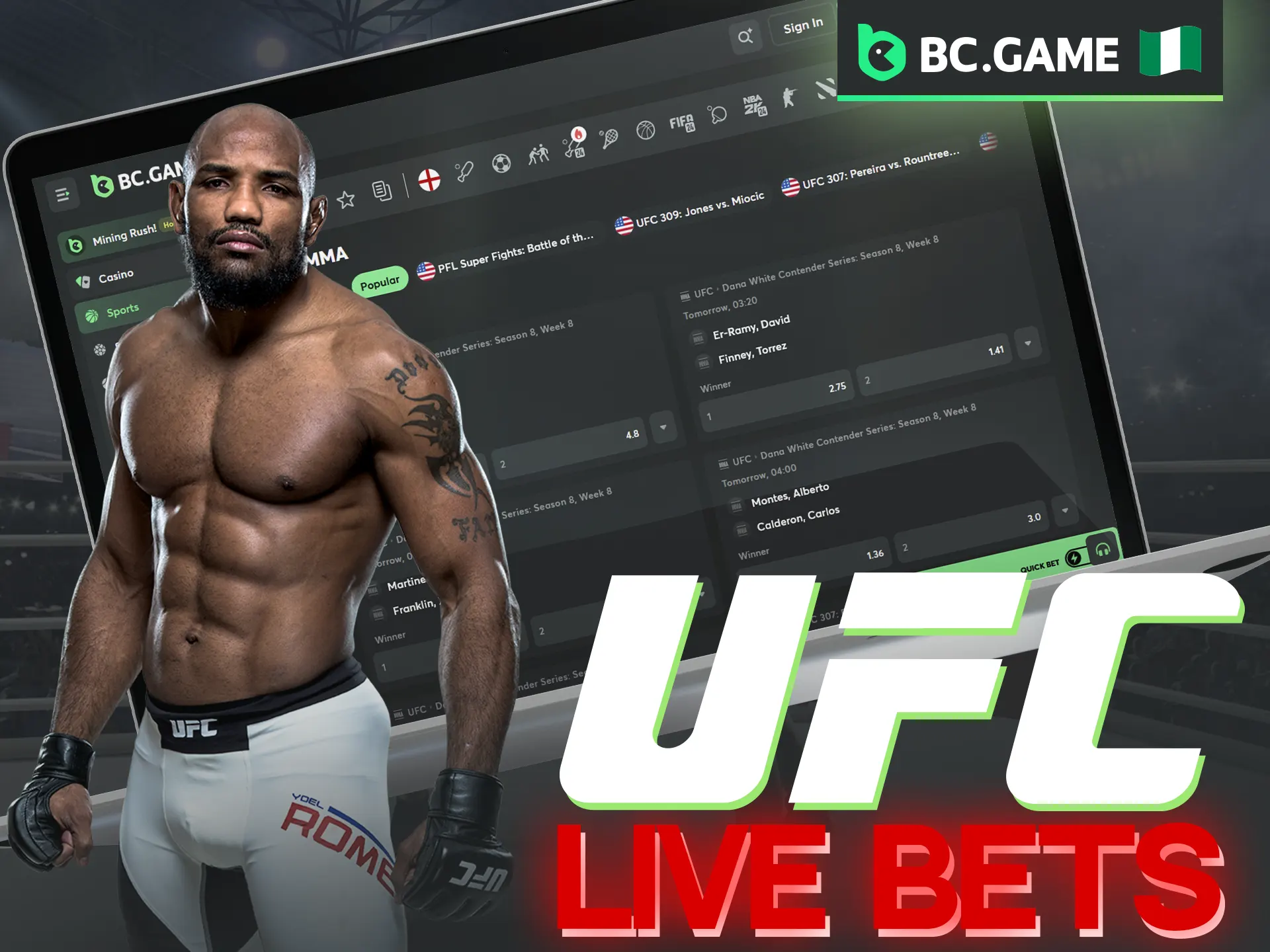 Once your account is registered and verified, you can immediately begin placing pre-match bets on the BC Game platform.