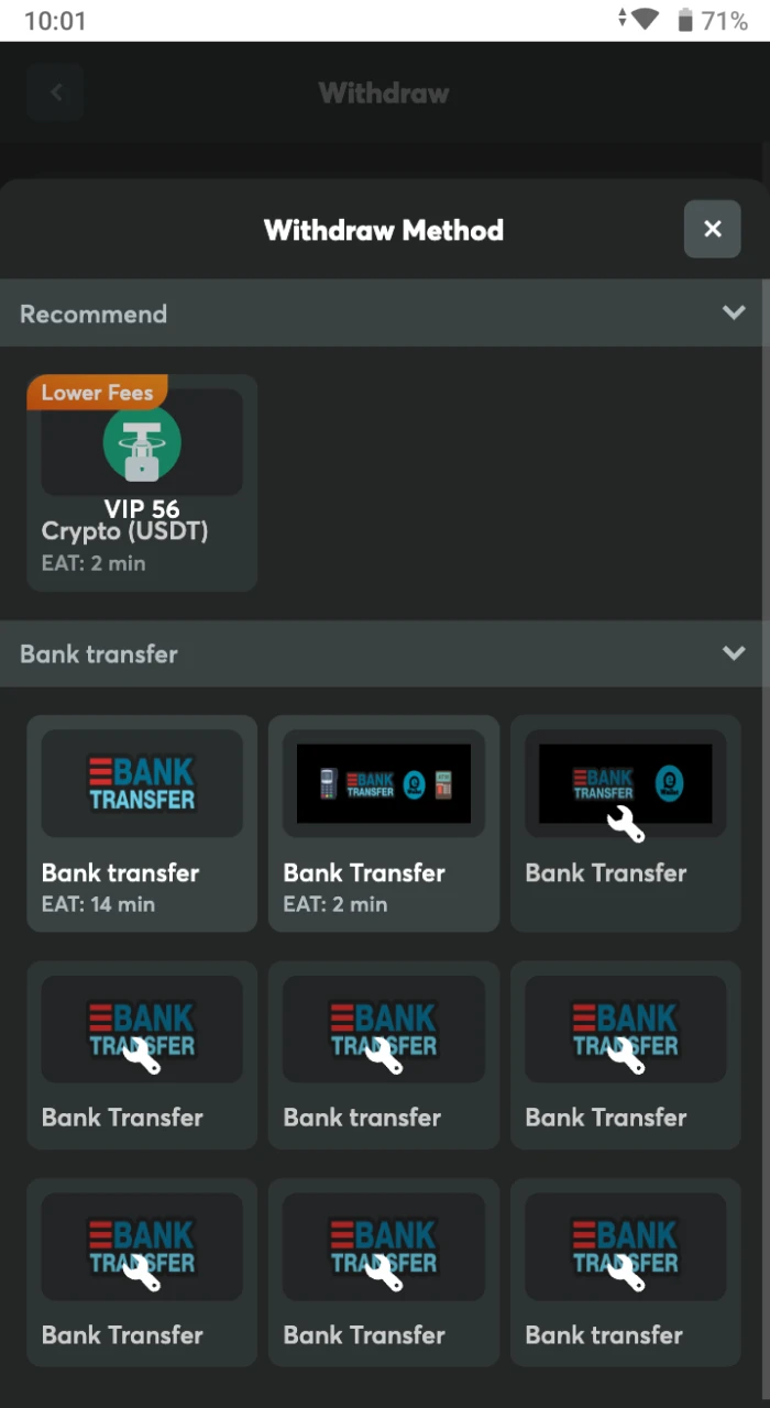Select the payment option that works best for you.