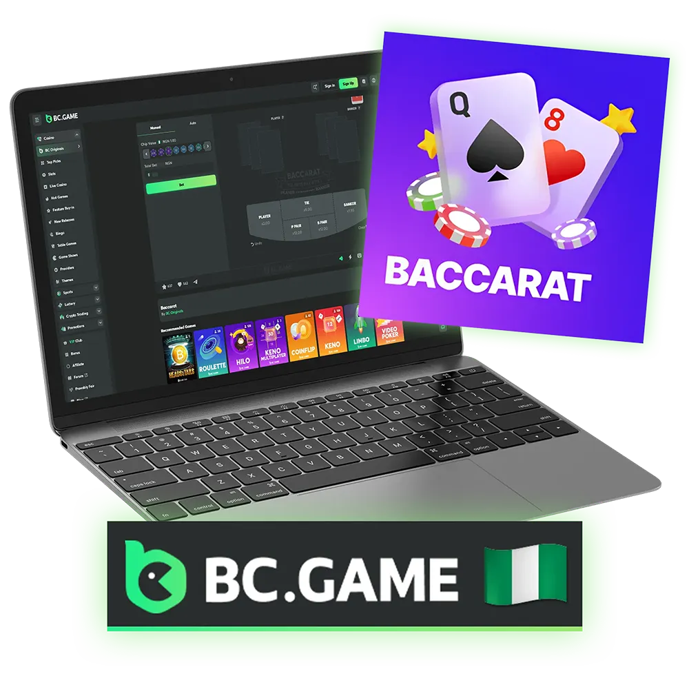 For those in Nigeria, the BC Game website is the top choice for enjoying Baccarat.