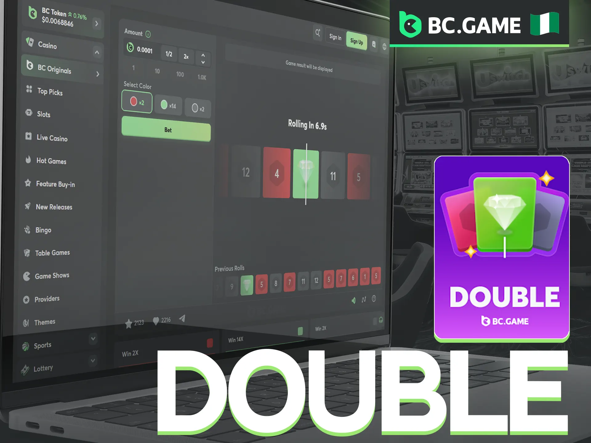 Have a luck in Double game of BC Game.