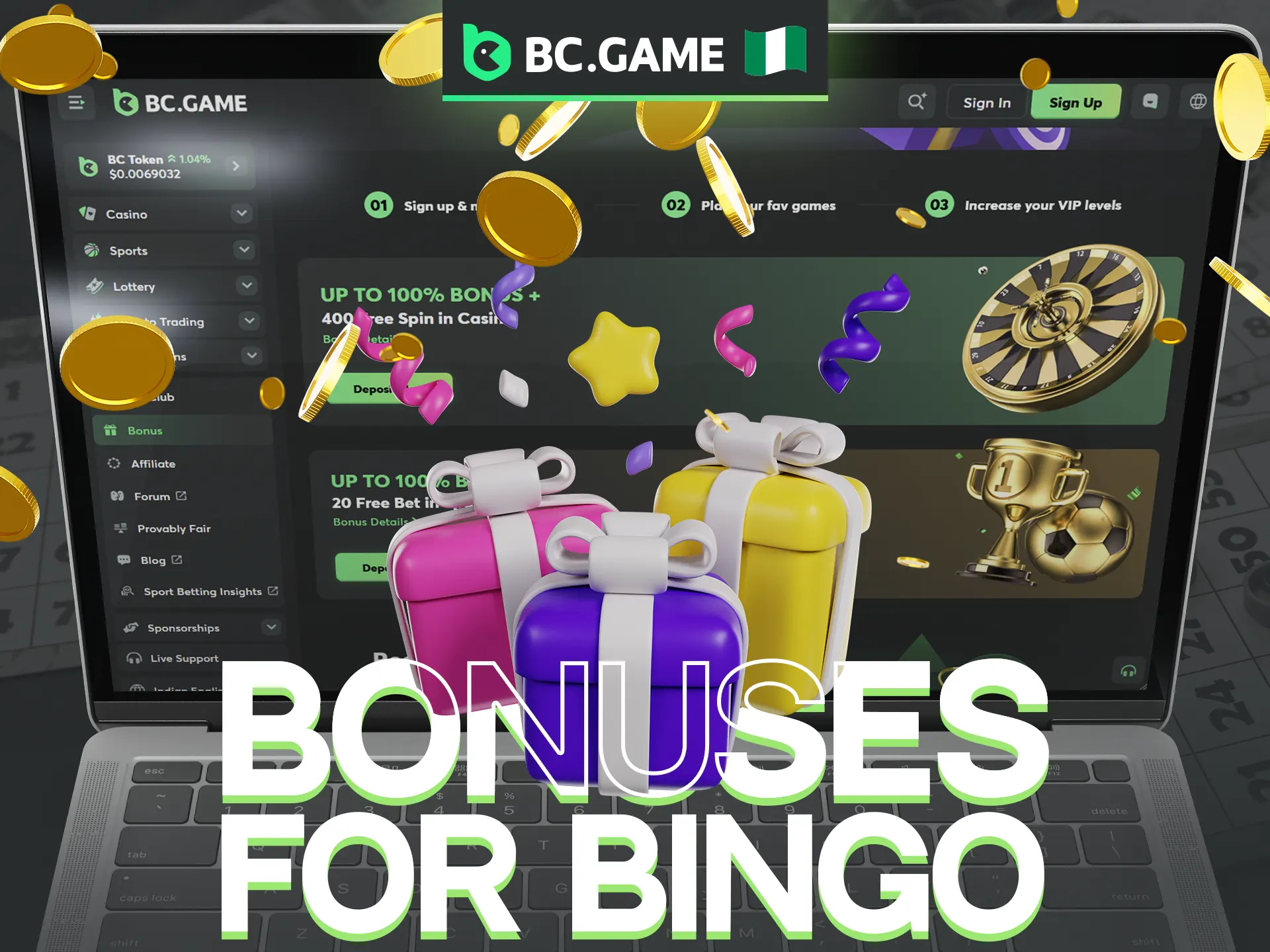 Boost your bankroll with bonuses on your first few deposits in our bingo section.