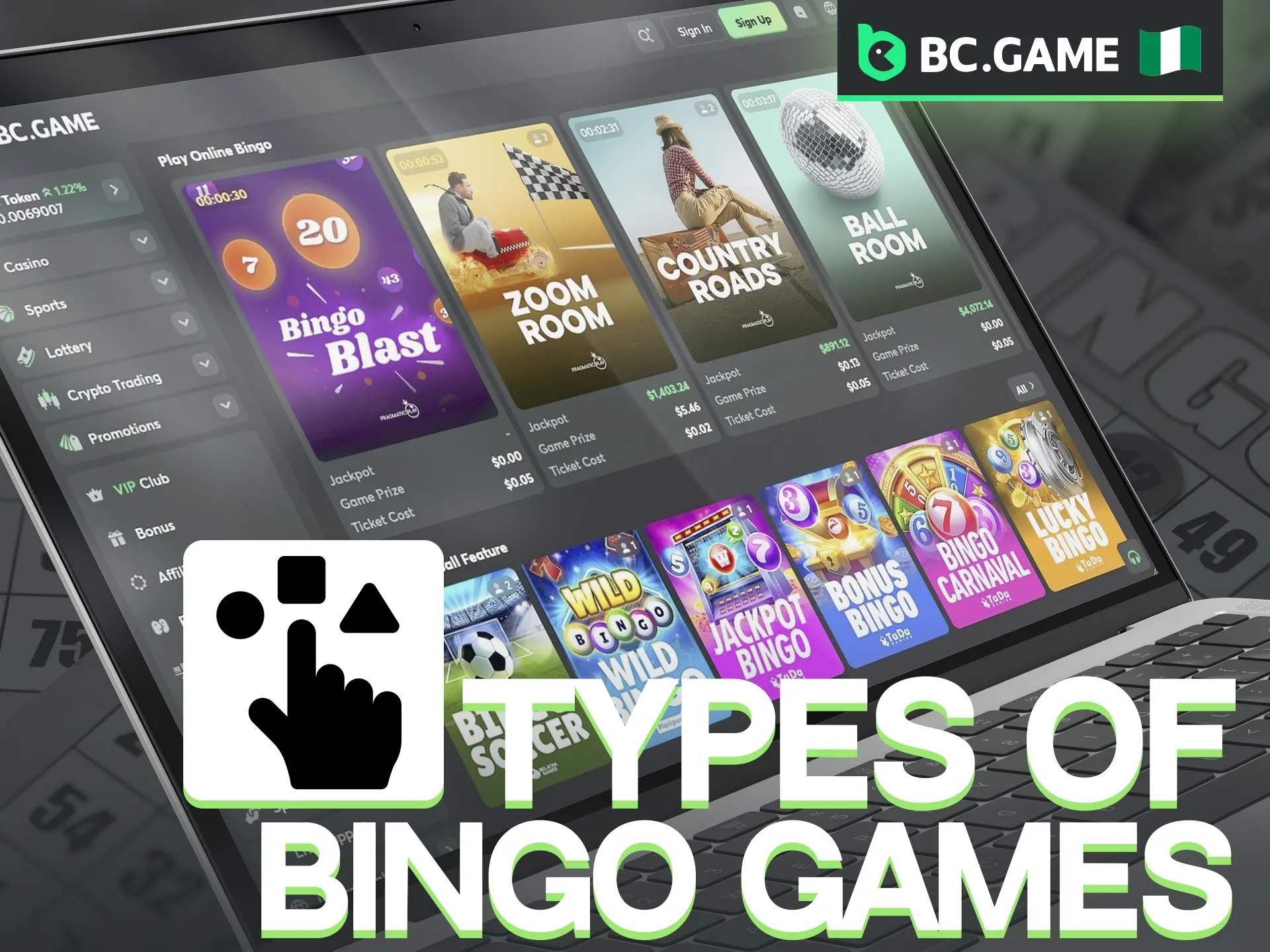 Check out some of the top-rated bingo titles currently trending at BC Game.