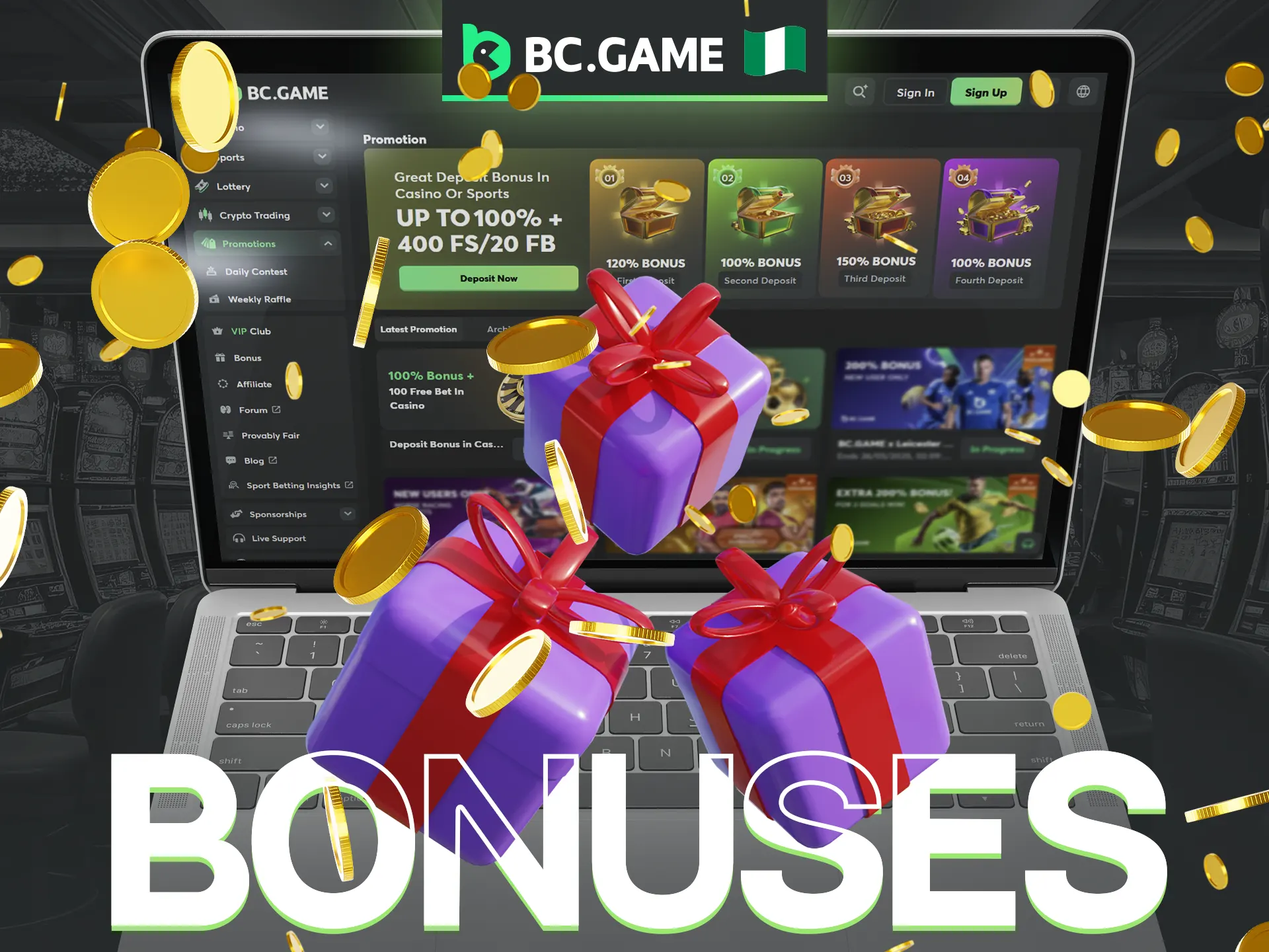 BC Game provides a variety of exciting bonus opportunities for its players.
