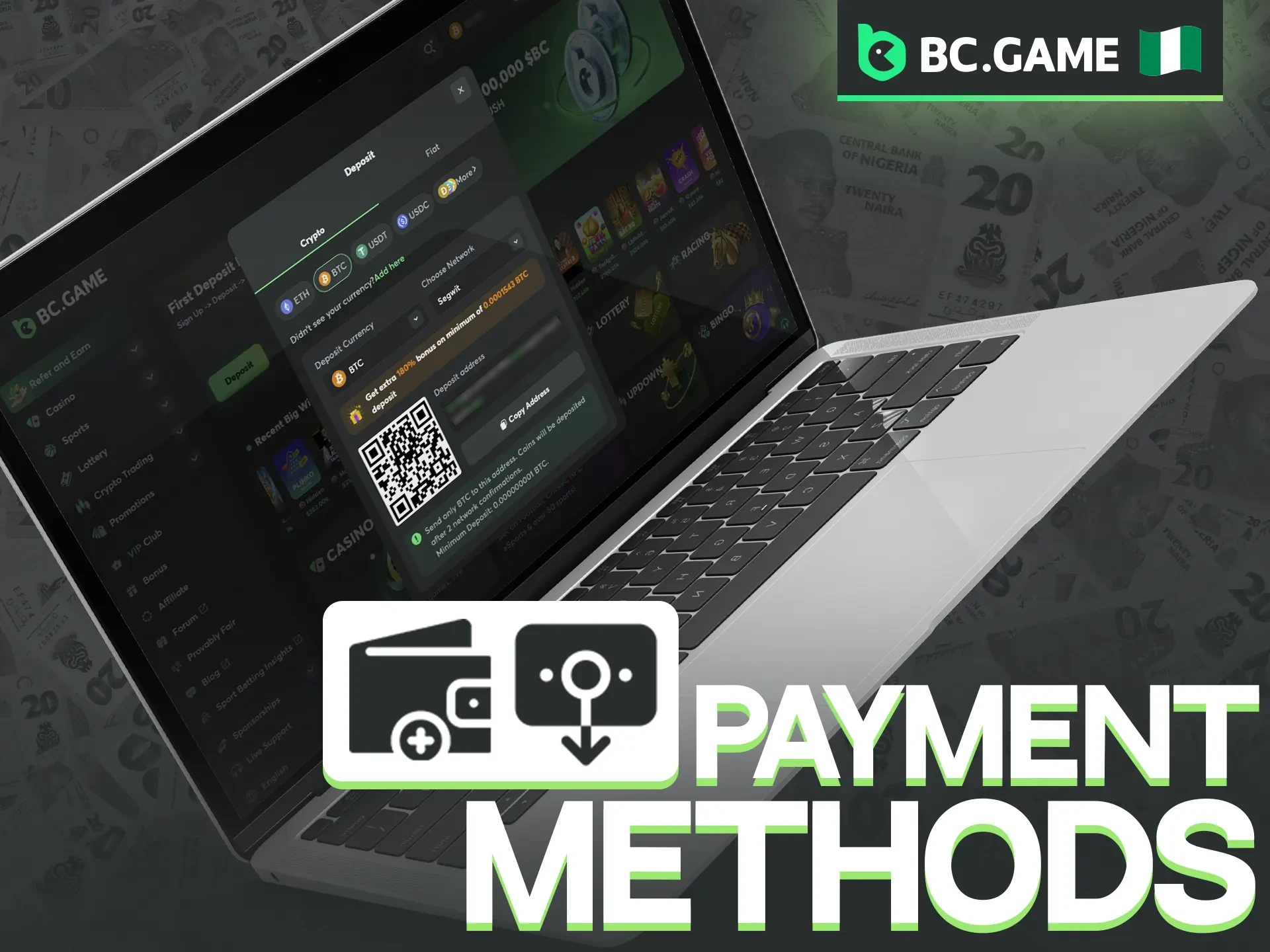 BC Game keeps all transactions safe.