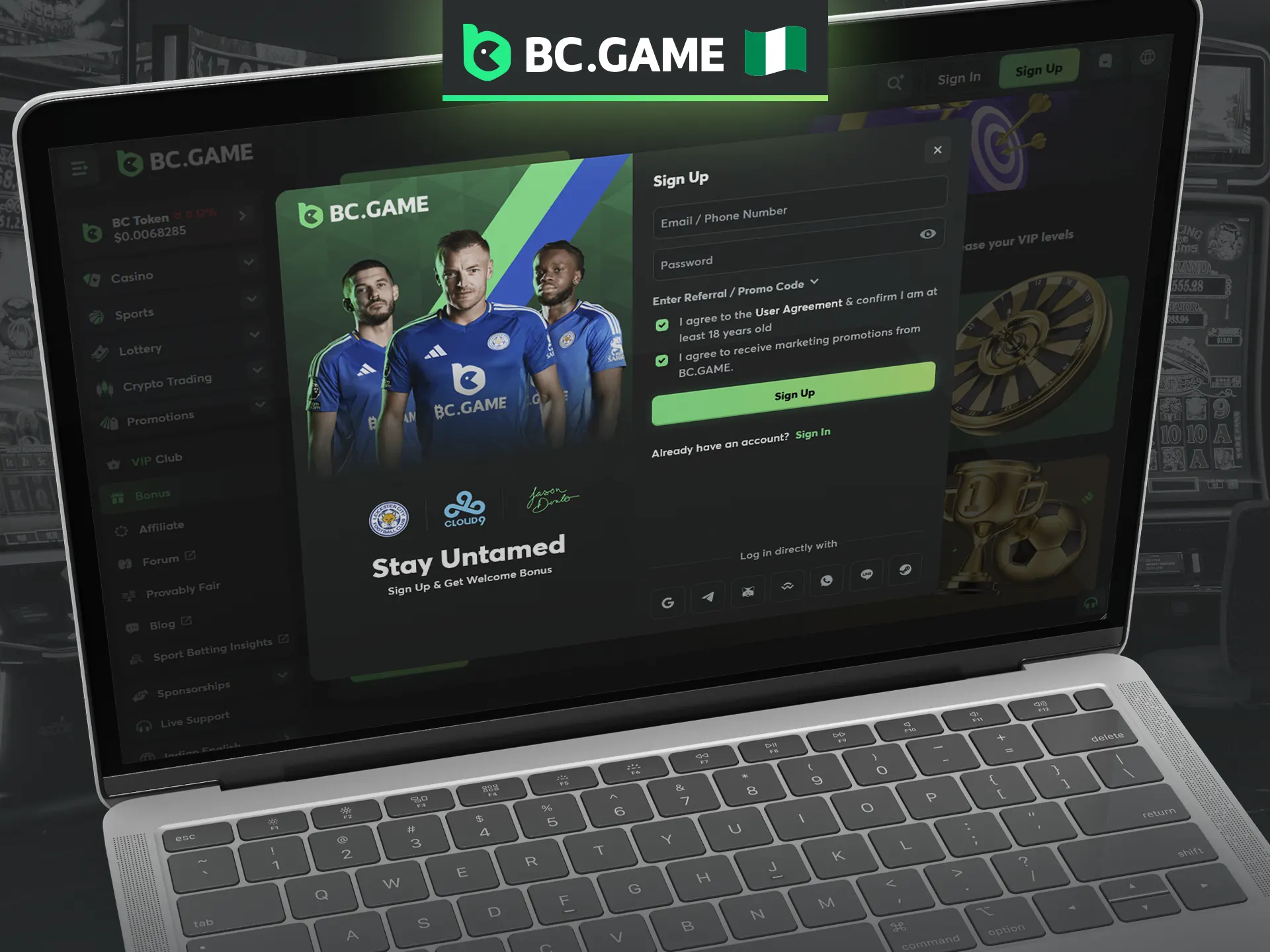 Join BC Game today to start playing Classic Dice.