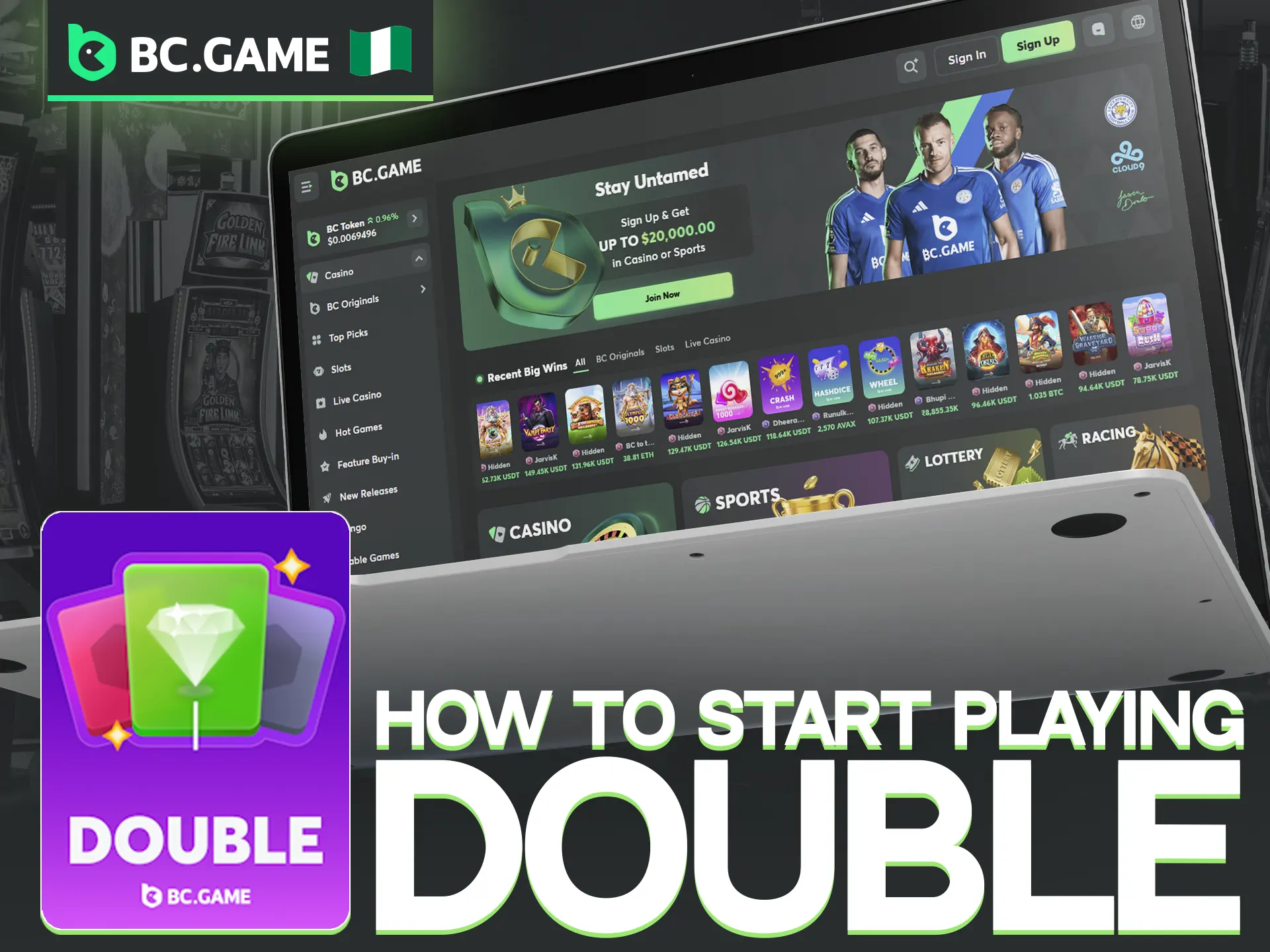Starting at BC Game platform is fast.