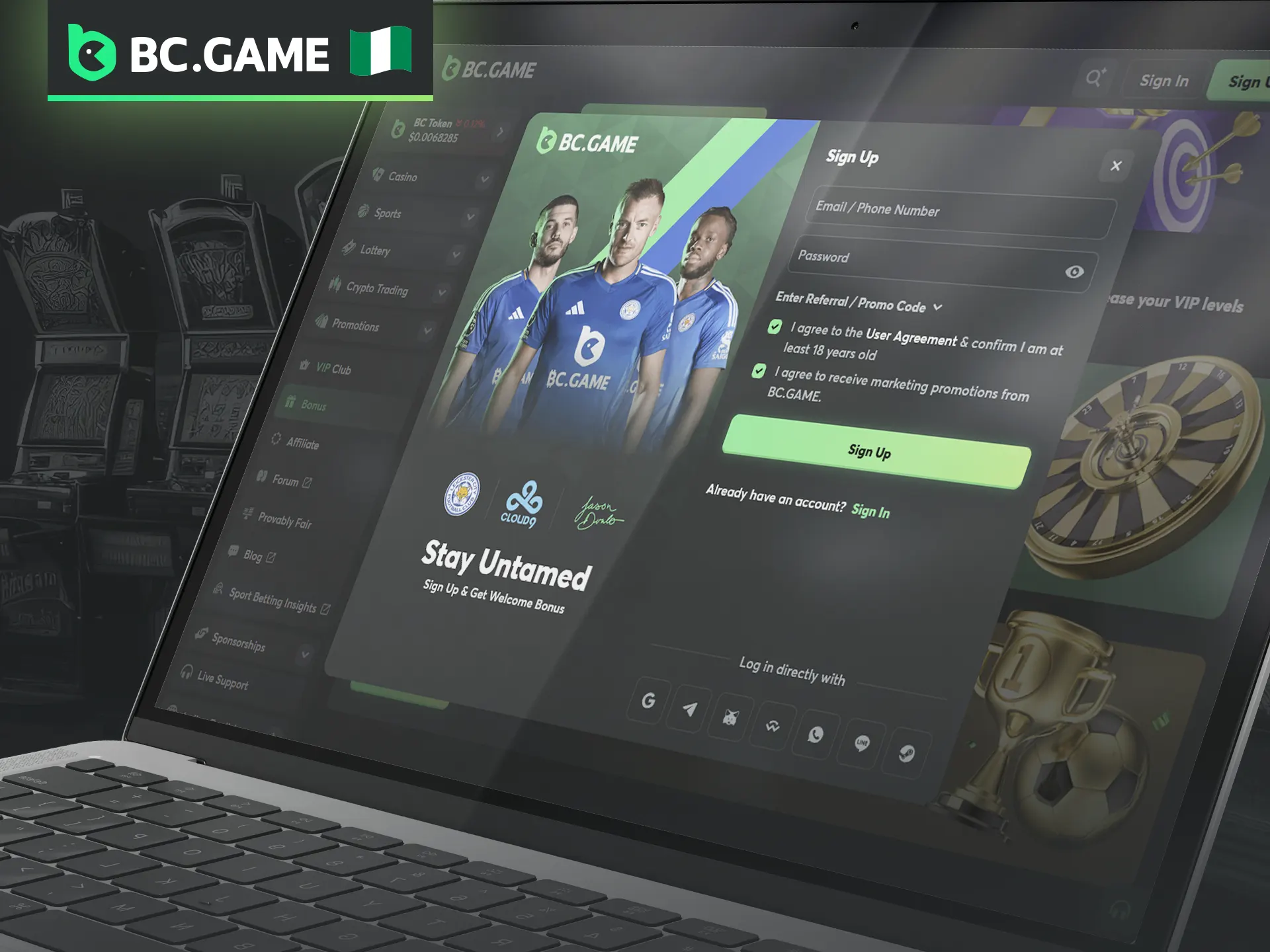 Here is a quick walkthrough on how to launch BC Game Double.