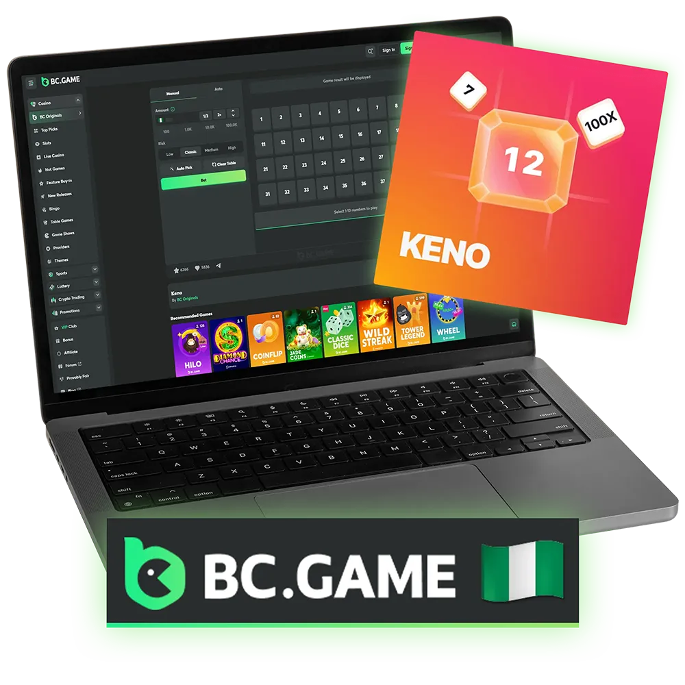 Experience the thrill of Keno through a vibrant and engaging user interface designed for maximum enjoyment.