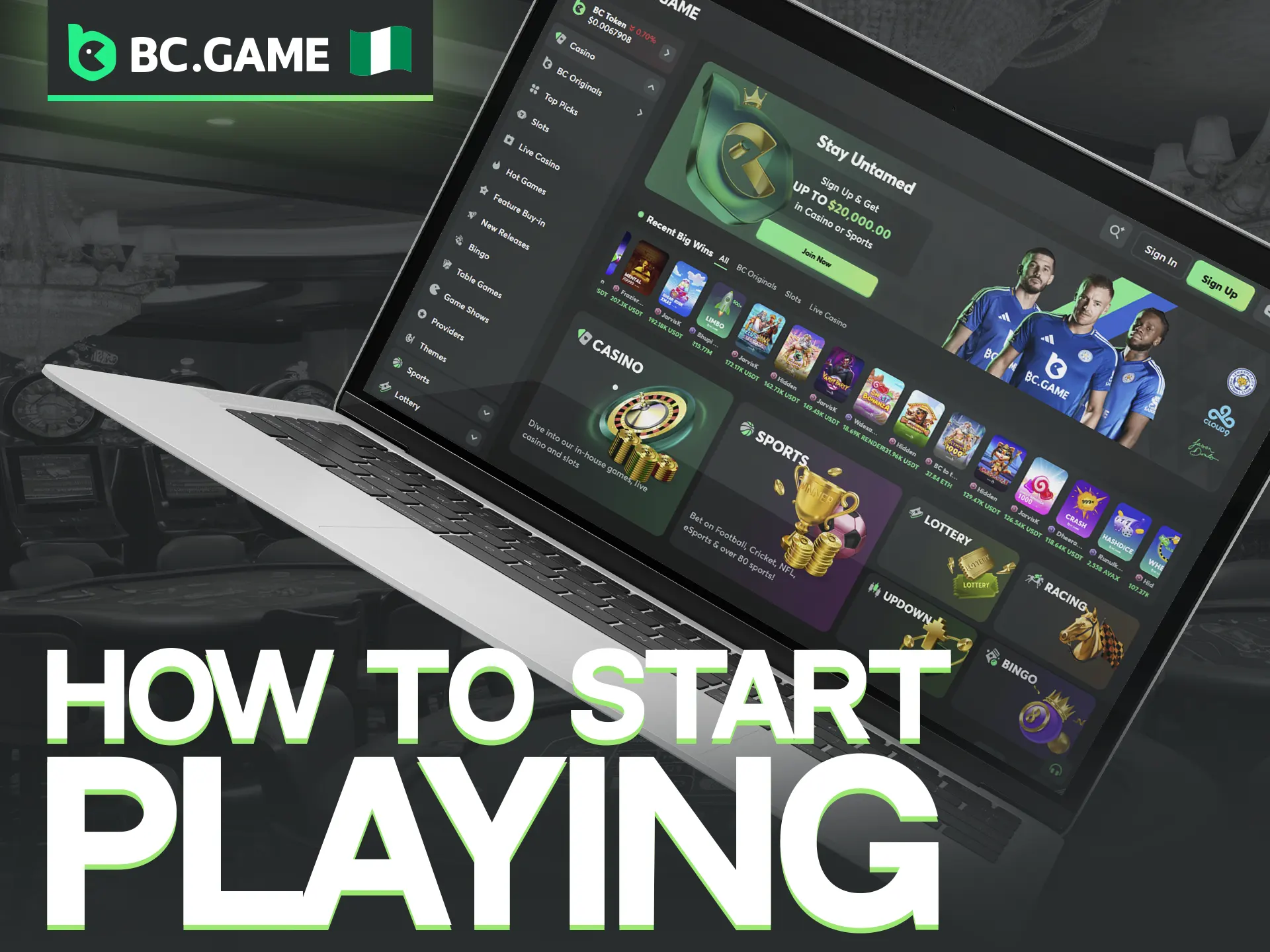 Starting your journey with BC Game Live Casino is effortless.