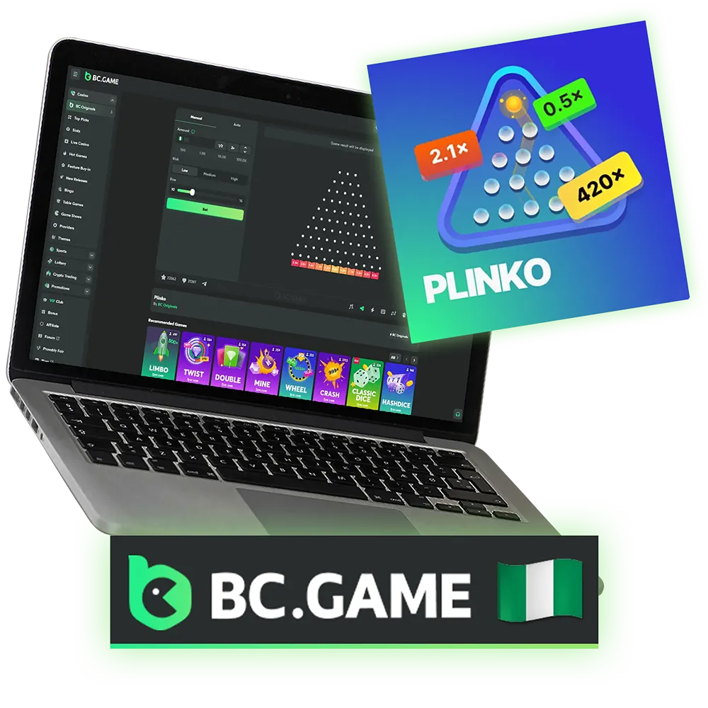 Nigerian players can take advantage of impressive welcome rewards when they play Plinko.