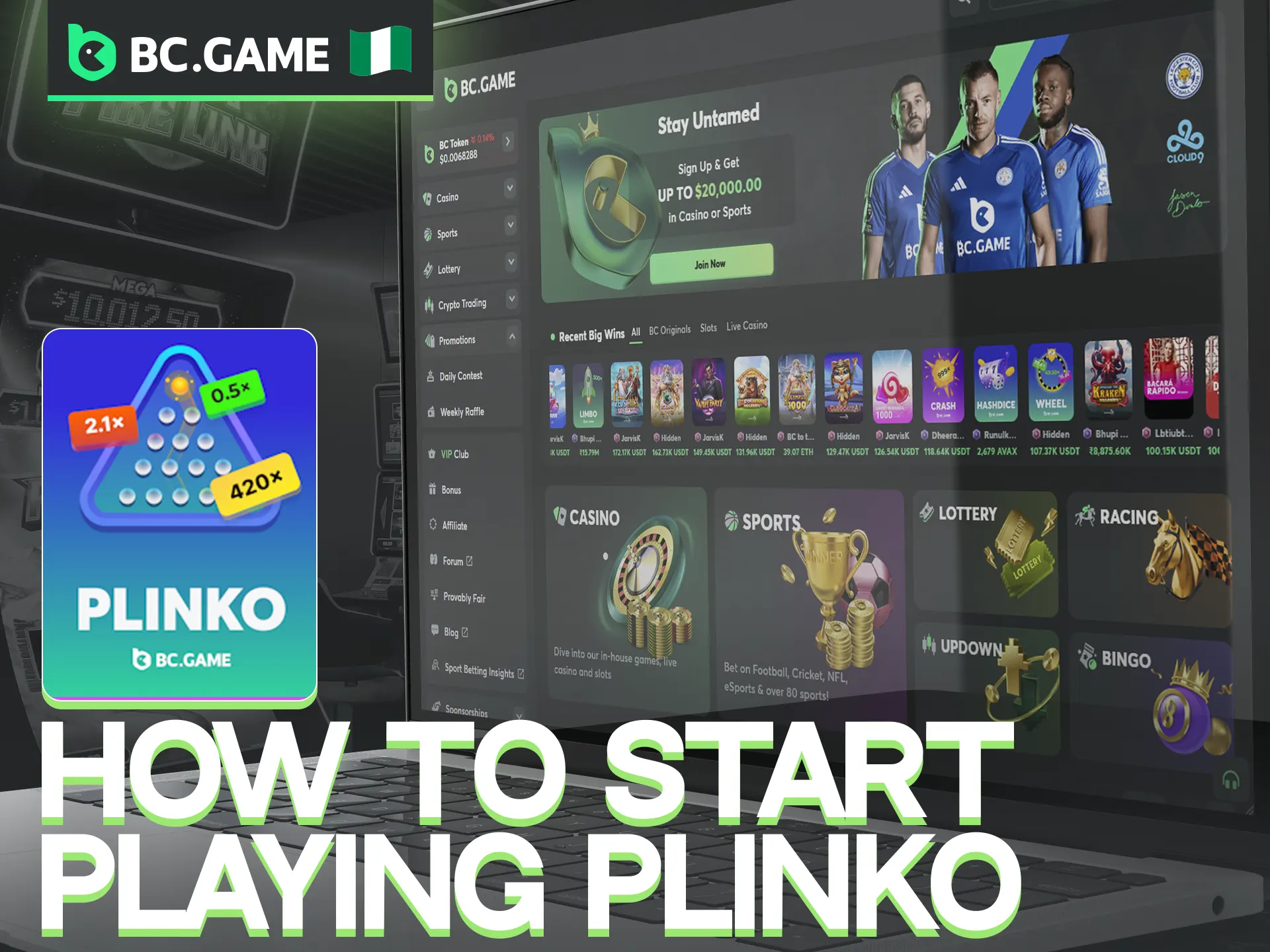 Getting started with Plinko on the BC Game platform is a breeze.