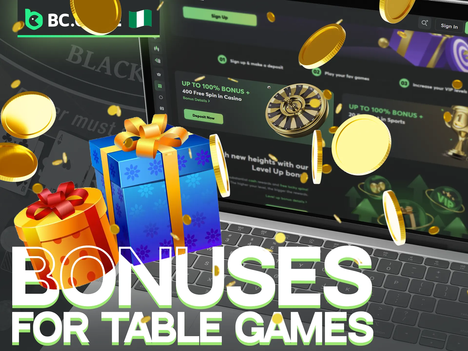 Table game players at BC Game can take advantage of several lucrative bonuses.