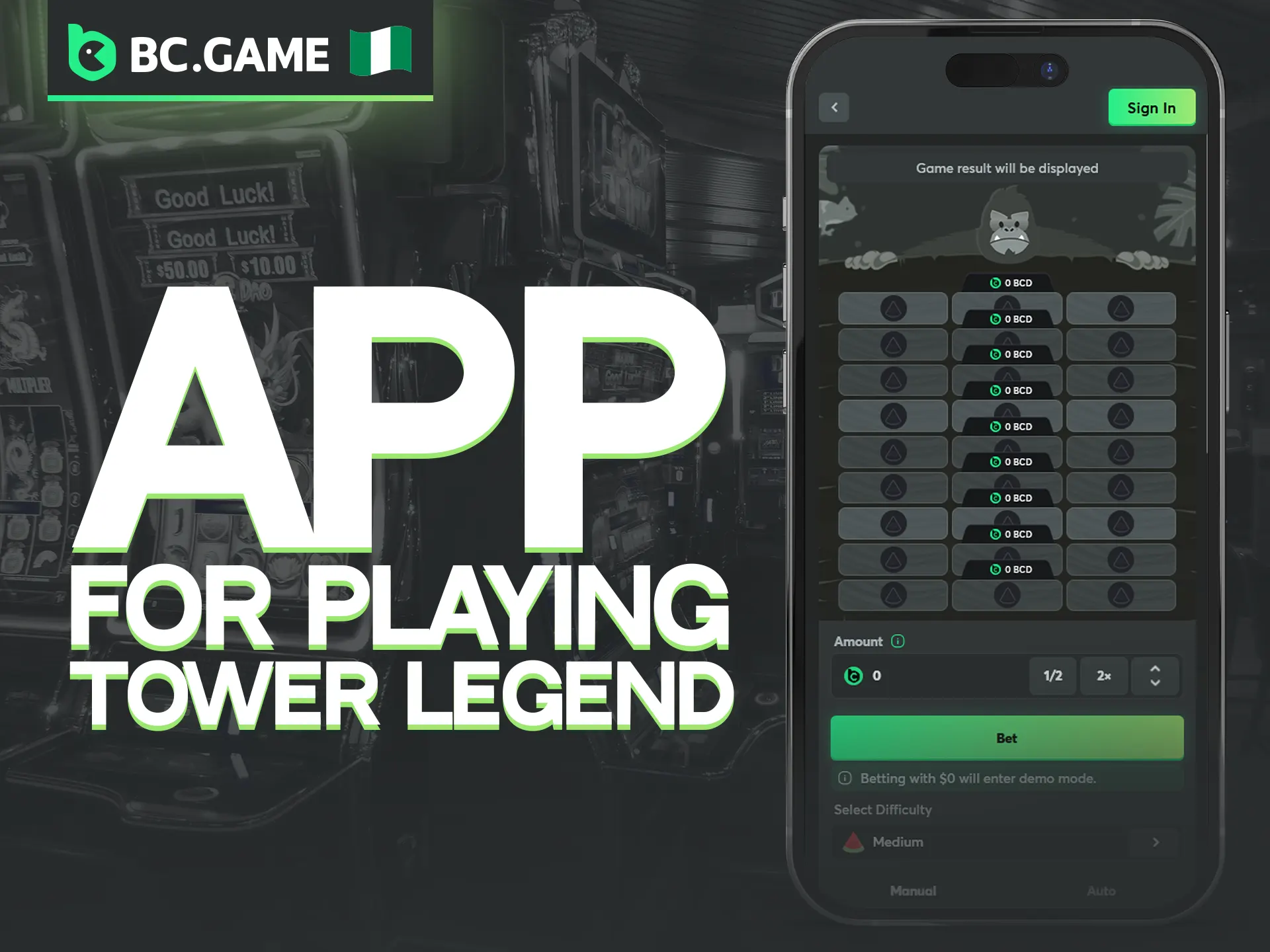 You can enjoy BC Game Tower Legend on any mobile device.