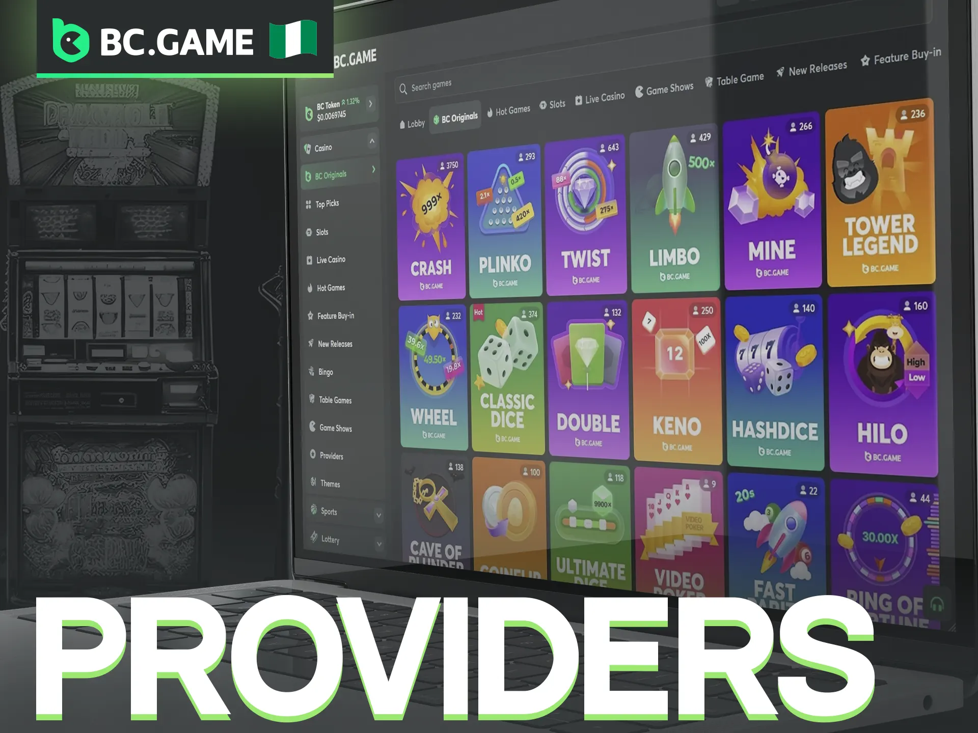 Tower Legend is a signature game from the BC Game Originals collection.