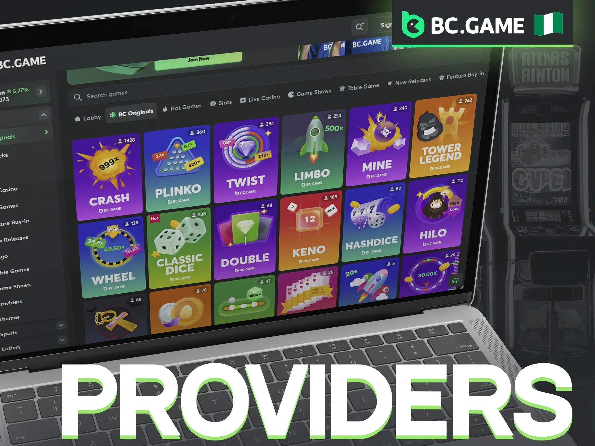 The Video Poker experience on our platform is powered by the BC Originals team.
