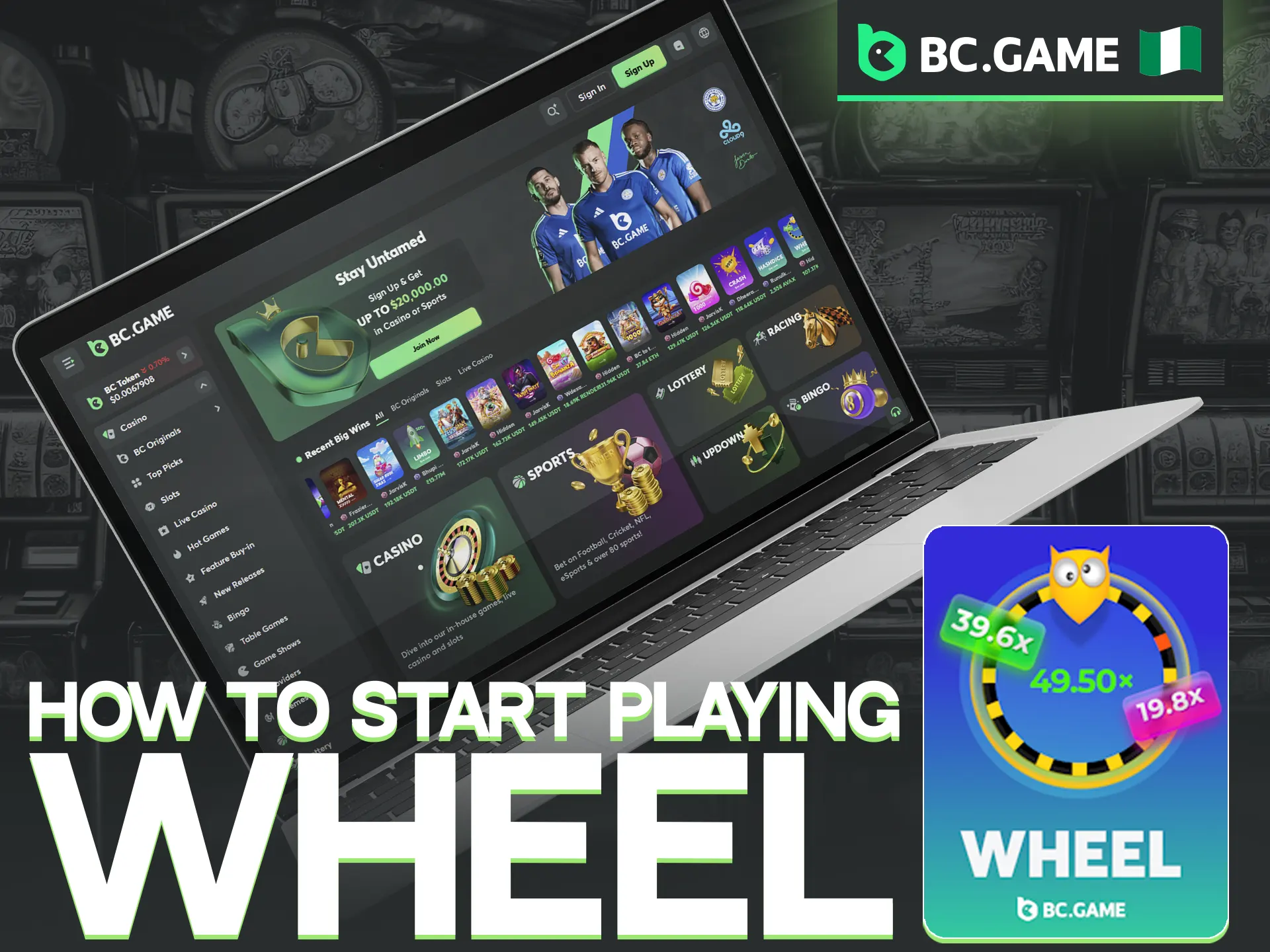 Joining the action in BC Game Tower Legend is a very simple process.