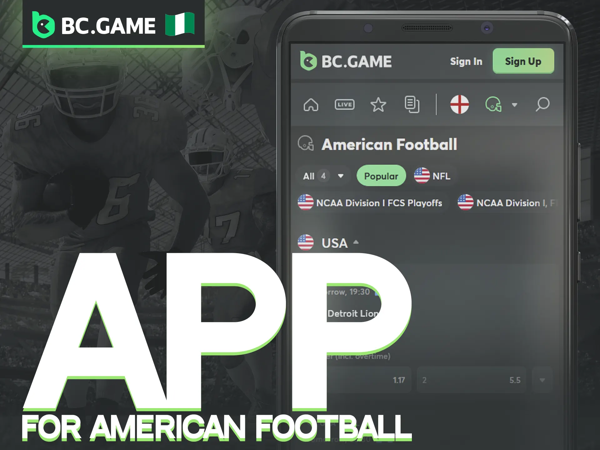 You can enjoy the full BC Game experience directly through your mobile web browser.