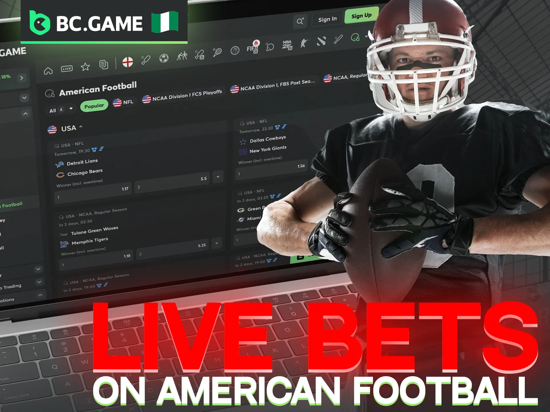 BC Game gives you the freedom to place bets live while the game is in progress.