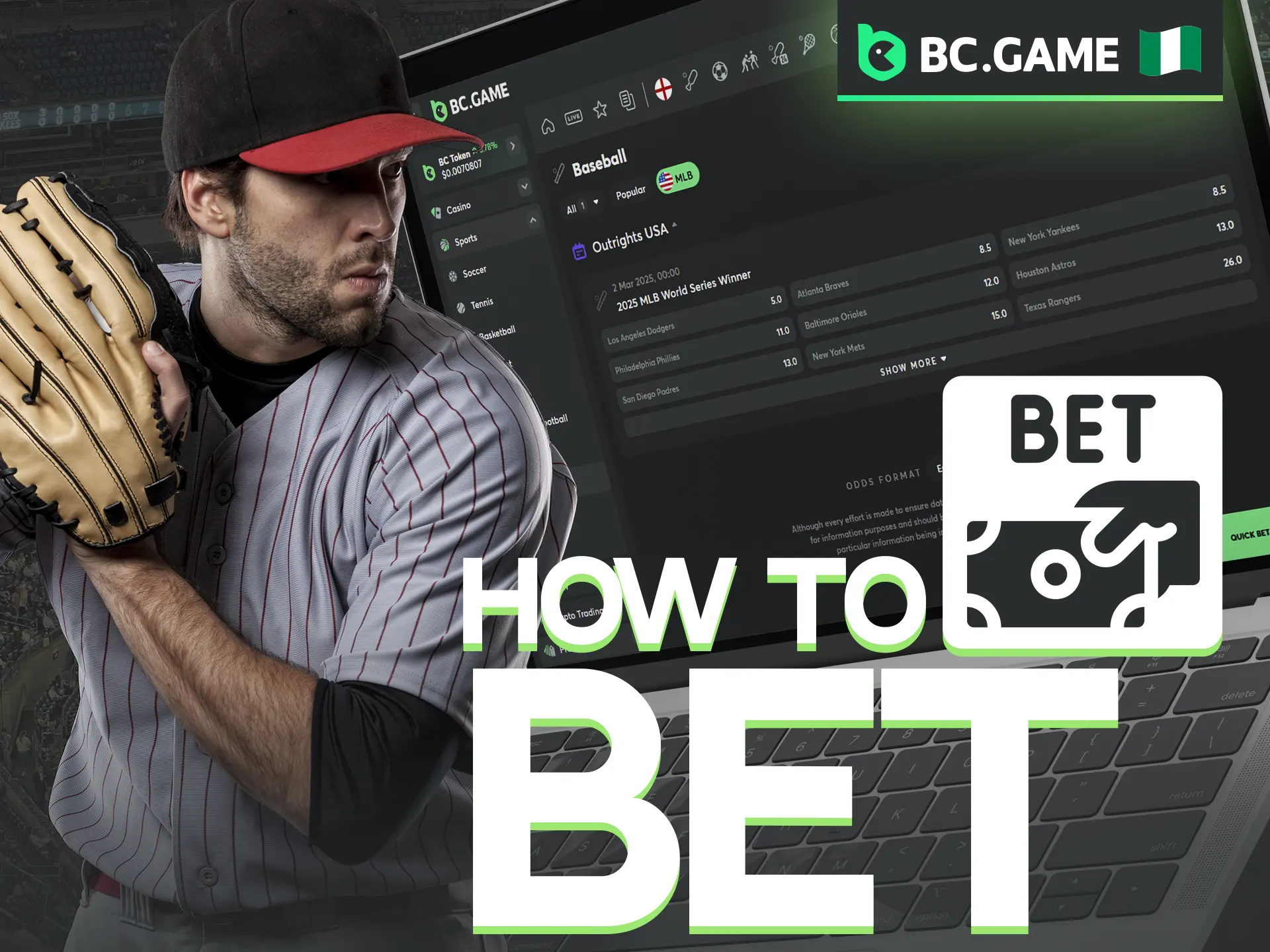 Wagering at BC Game is designed to be intuitive and user-friendly.