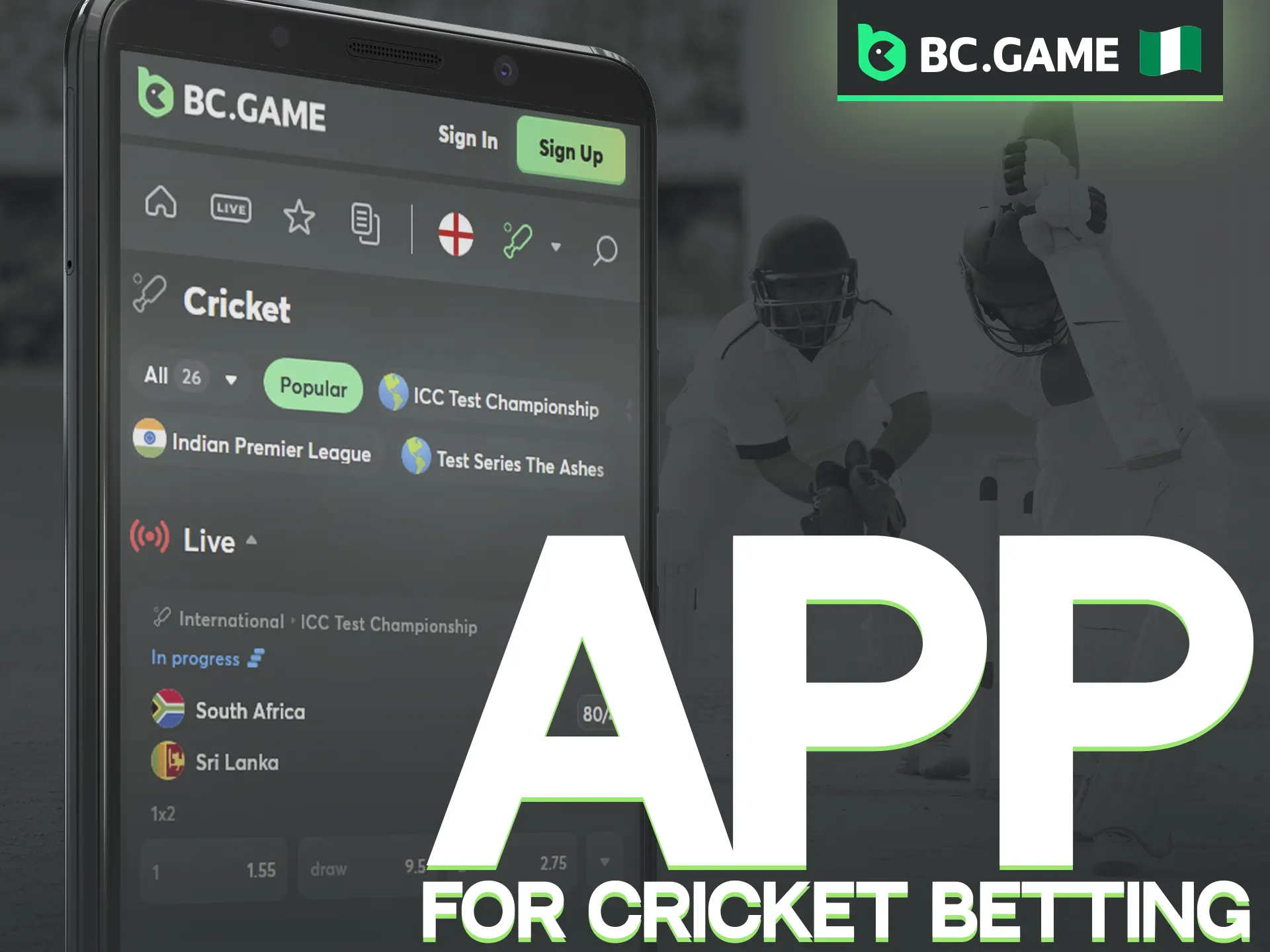 Enjoy a full betting experience via the BC Game mobile-optimized browser version.