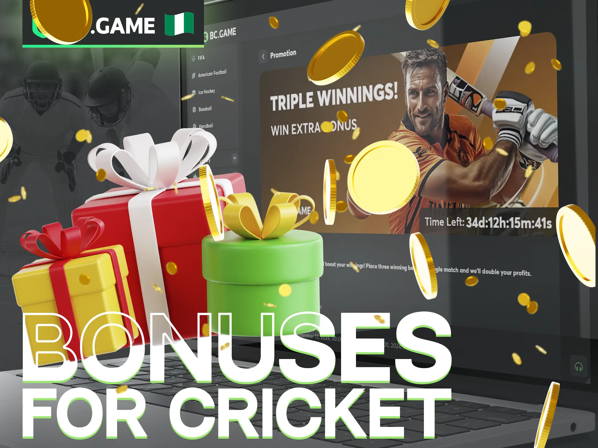 Join BC Game today to bet on cricket and unlock a variety of rewarding bonuses.