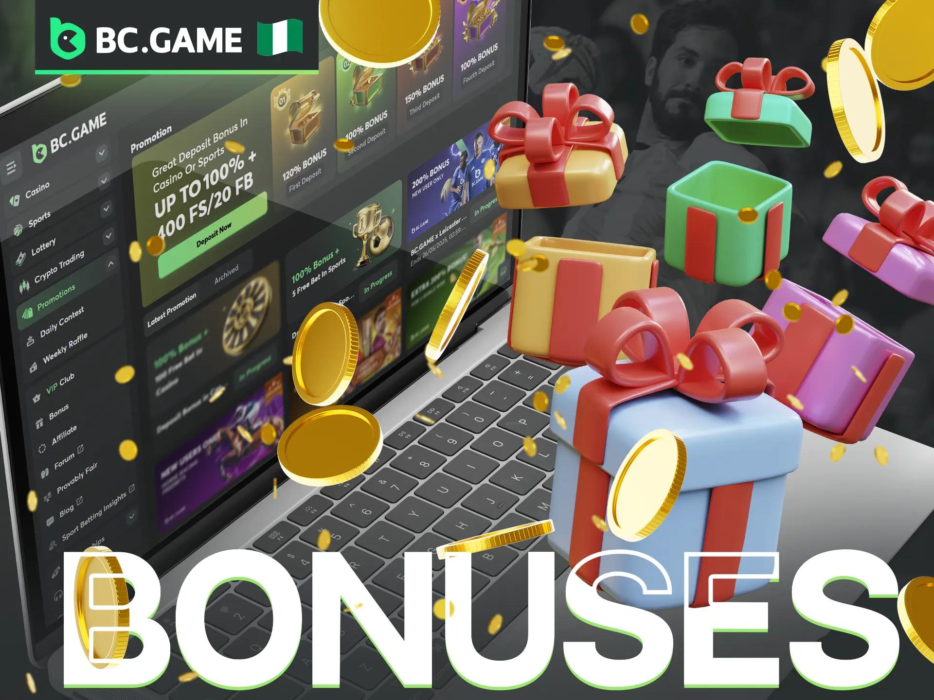 BC Game offers a comprehensive suite of bonuses specifically for those betting on handball.