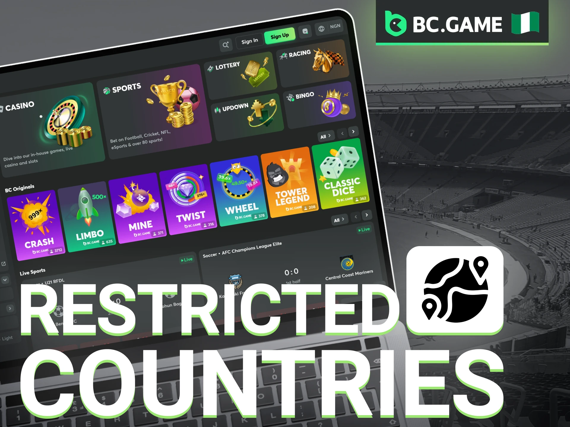 Access to BC Game is restricted in certain jurisdictions.