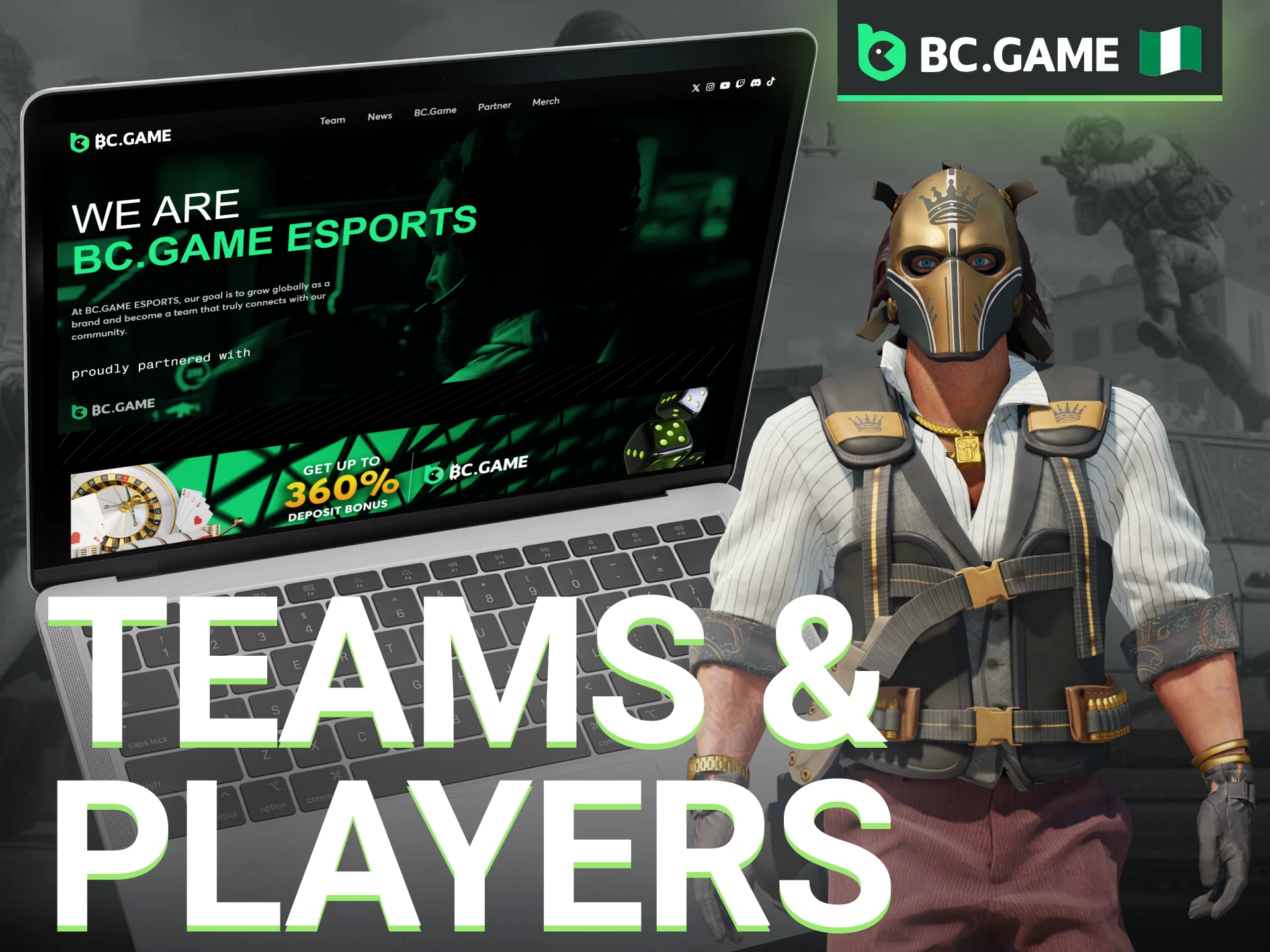 Beyond traditional sports, BC Game is an active player in the esports scene with its own professional Counter-Strike 2 roster.