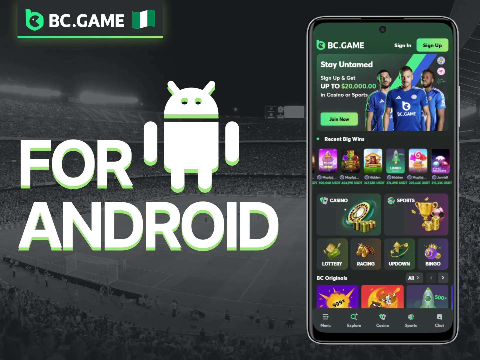 Set up the BC Game Android PWA for a seamless betting experience in Nigeria.