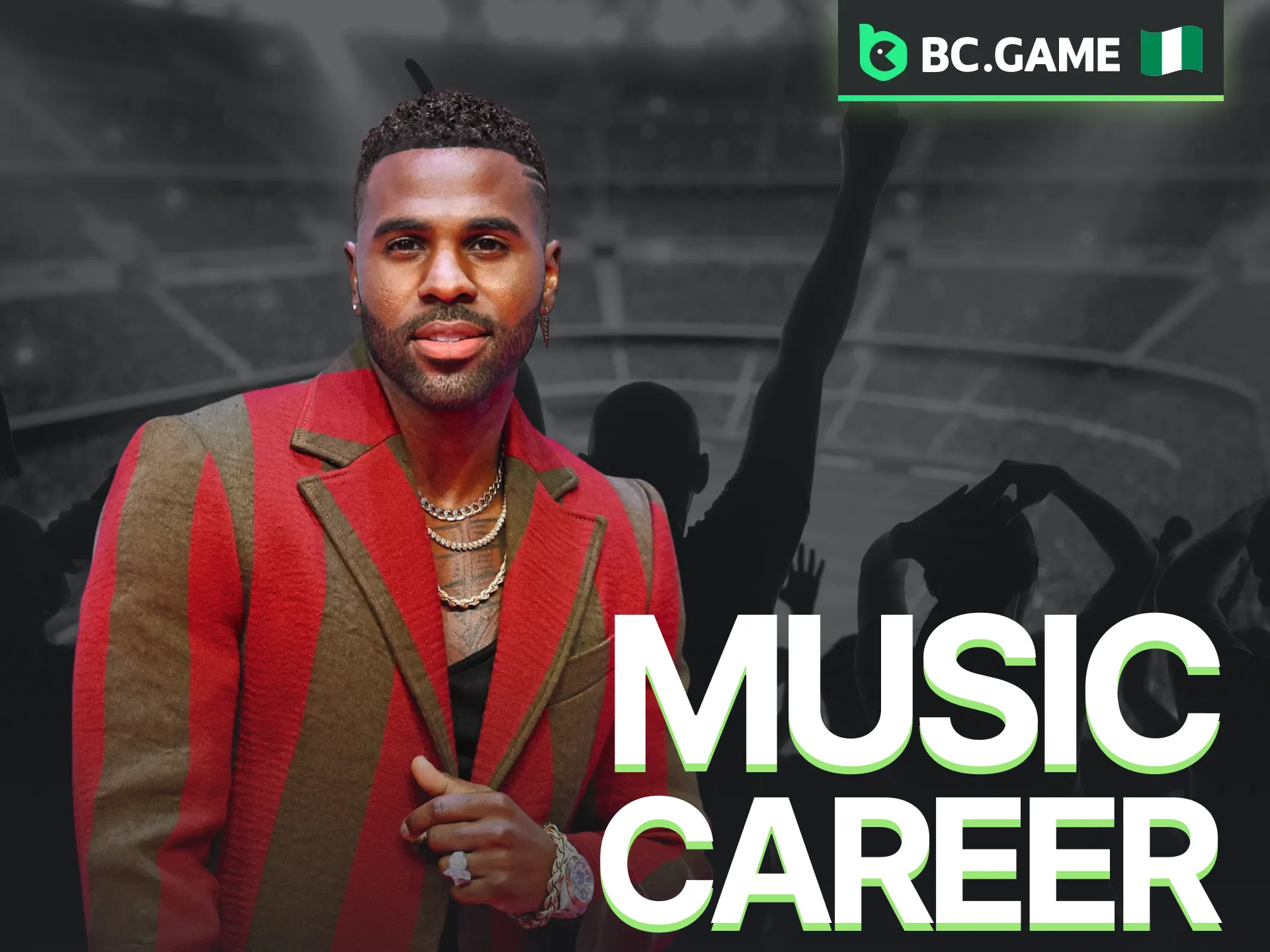 Dive into the career of Jason Derulo and learn about his exciting collaboration with BC Game Nigeria.