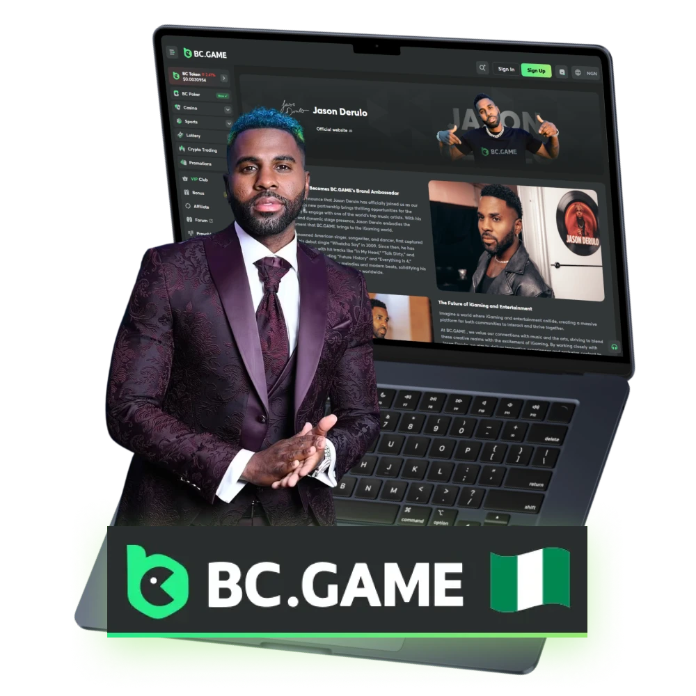 Through his partnership with BC Game, Jason Derulo is bringing a fresh wave of style and excitement to the Nigerian gaming community.