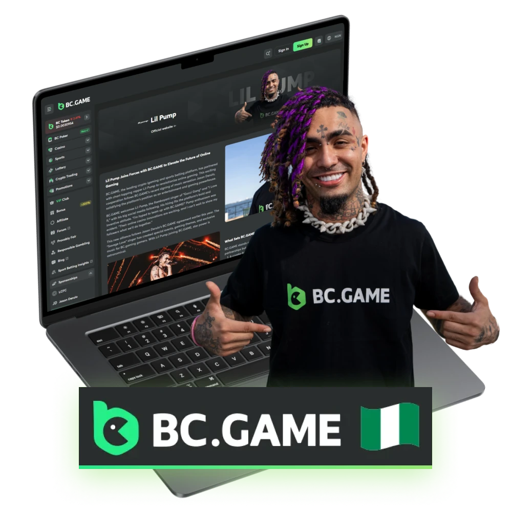 Bringing a new wave of energy to the Nigerian community, Lil Pump officially joins BC Game as its brand ambassador.