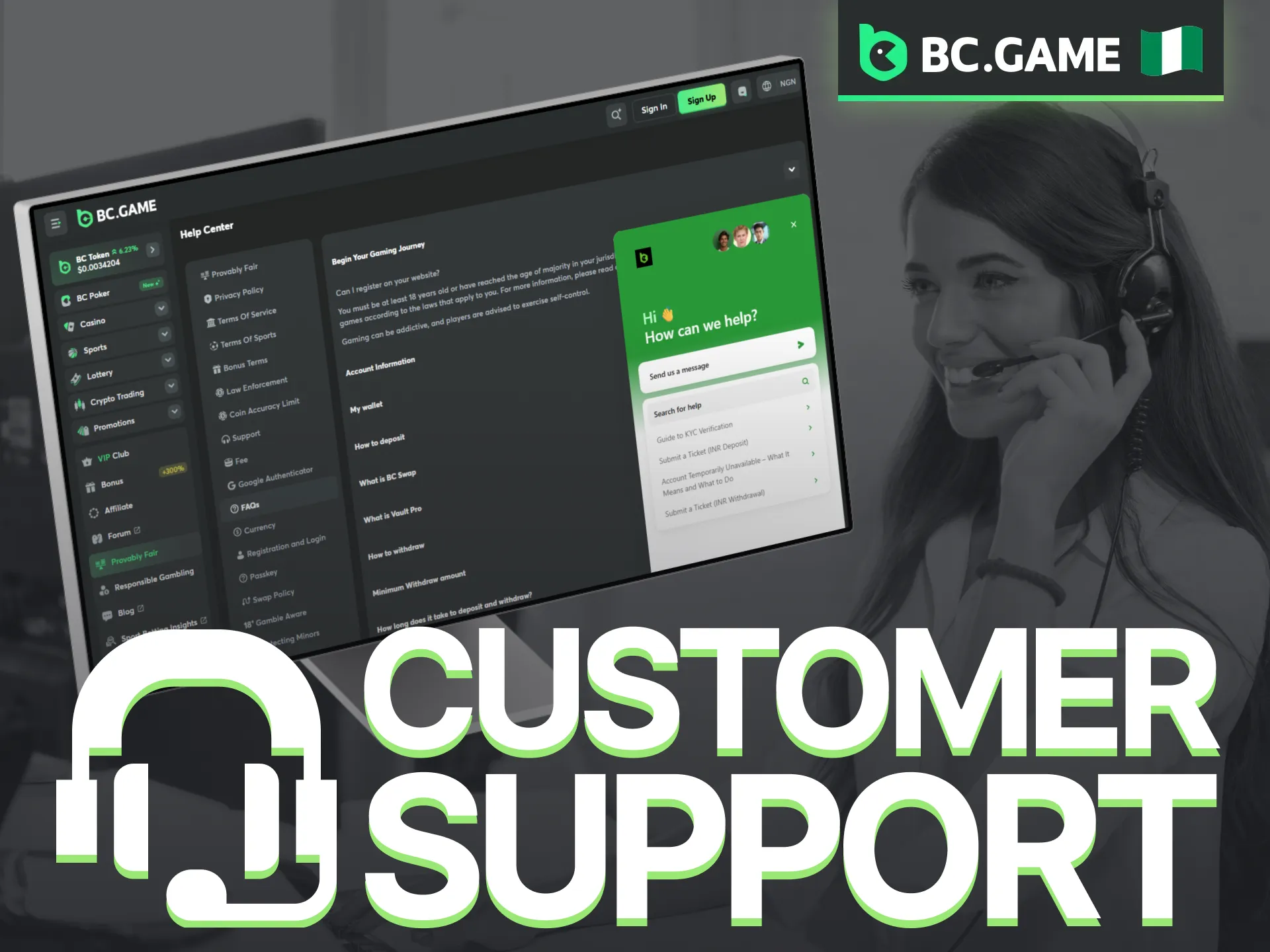 If anything goes wrong, the BC Game customer service team is ready to assist.