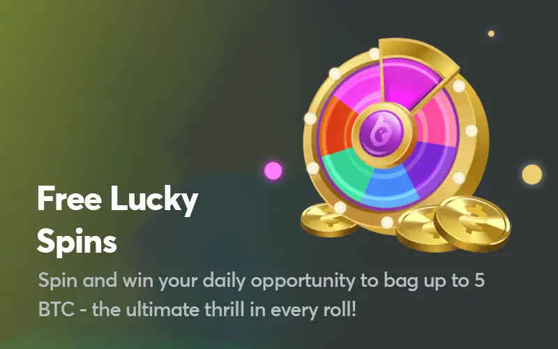 Try your luck with the BC Game daily wheel for a chance to win exciting prizes.