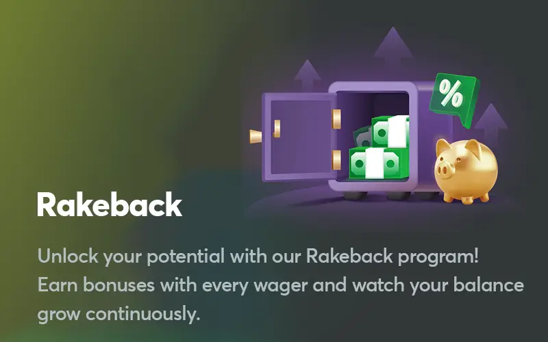 Get a piece of the action back with BC Game's cashback offers on every bet.