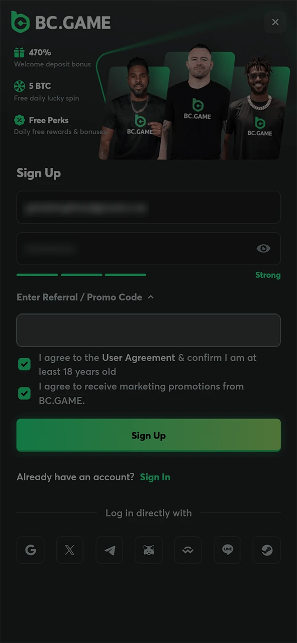 Don't forget to apply the promo code before you finalize your registration on the platform.