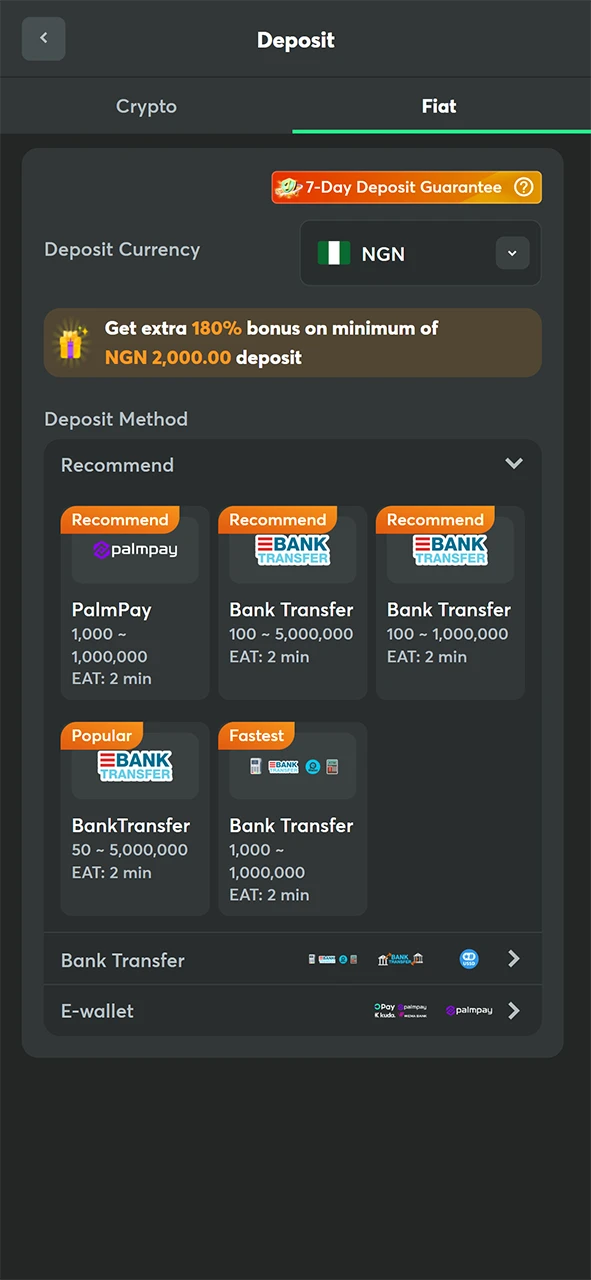 To fully activate the perks associated with the promo code, simply top up your BC Game balance.