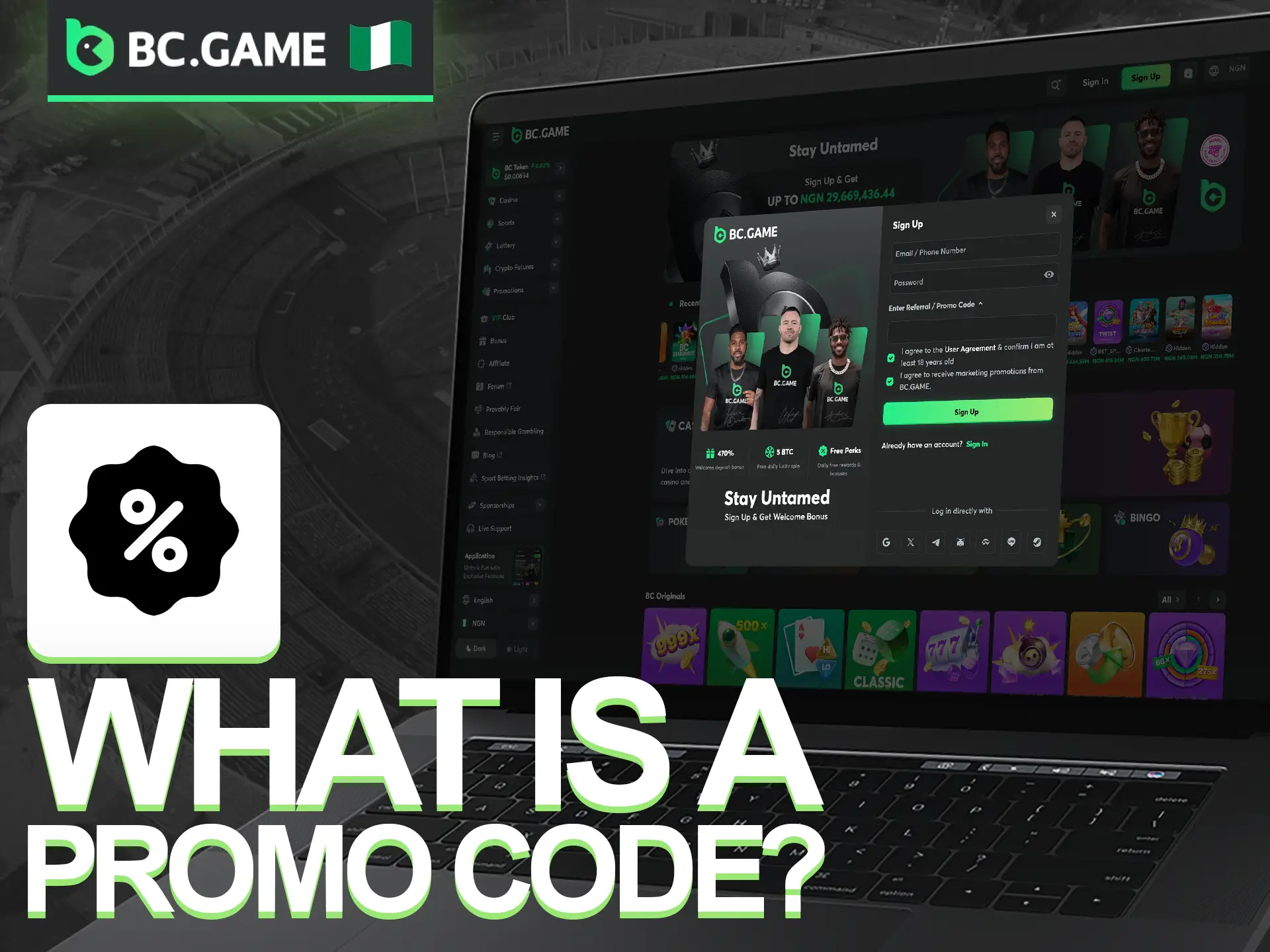 Explore the specific benefits and perks you'll receive by activating a BC Game promo code.